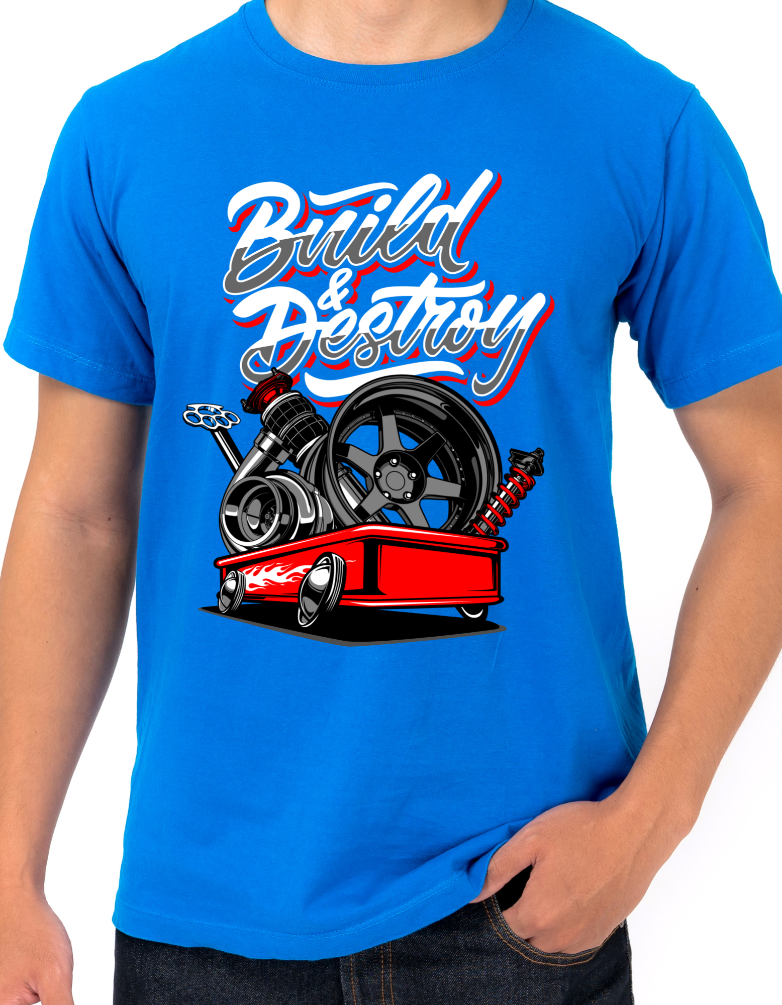 Custom Printed Shirts: Build & Destroy