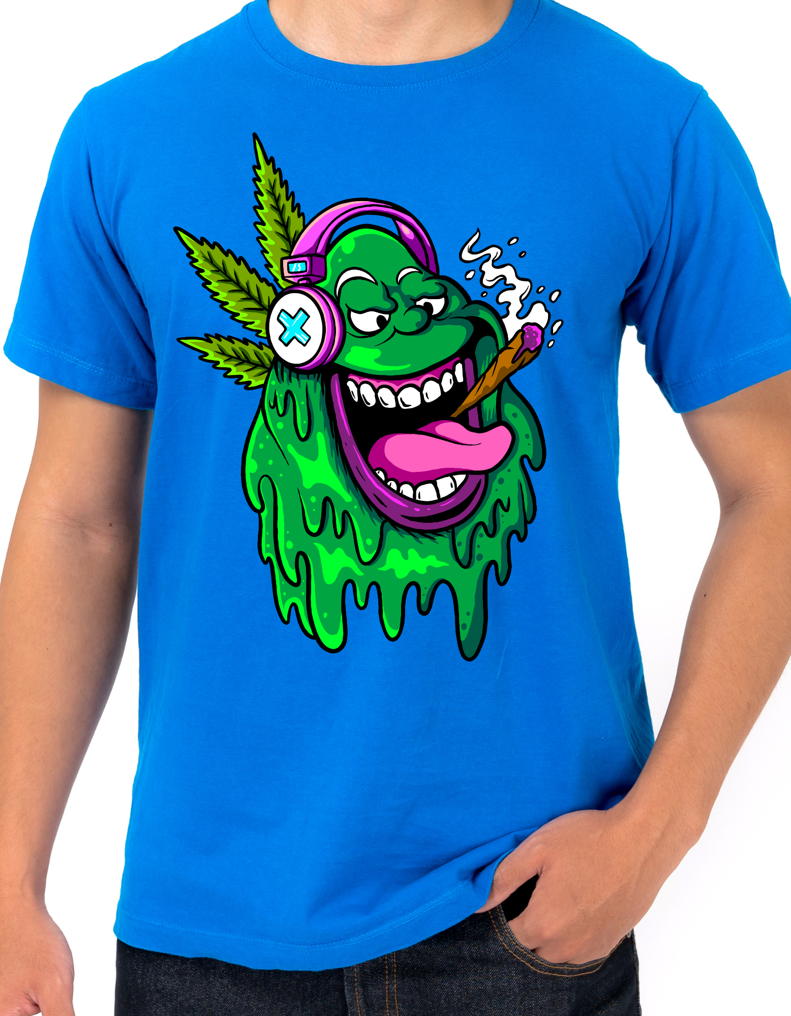 Custom Printed Shirts: Smoking Slimeman