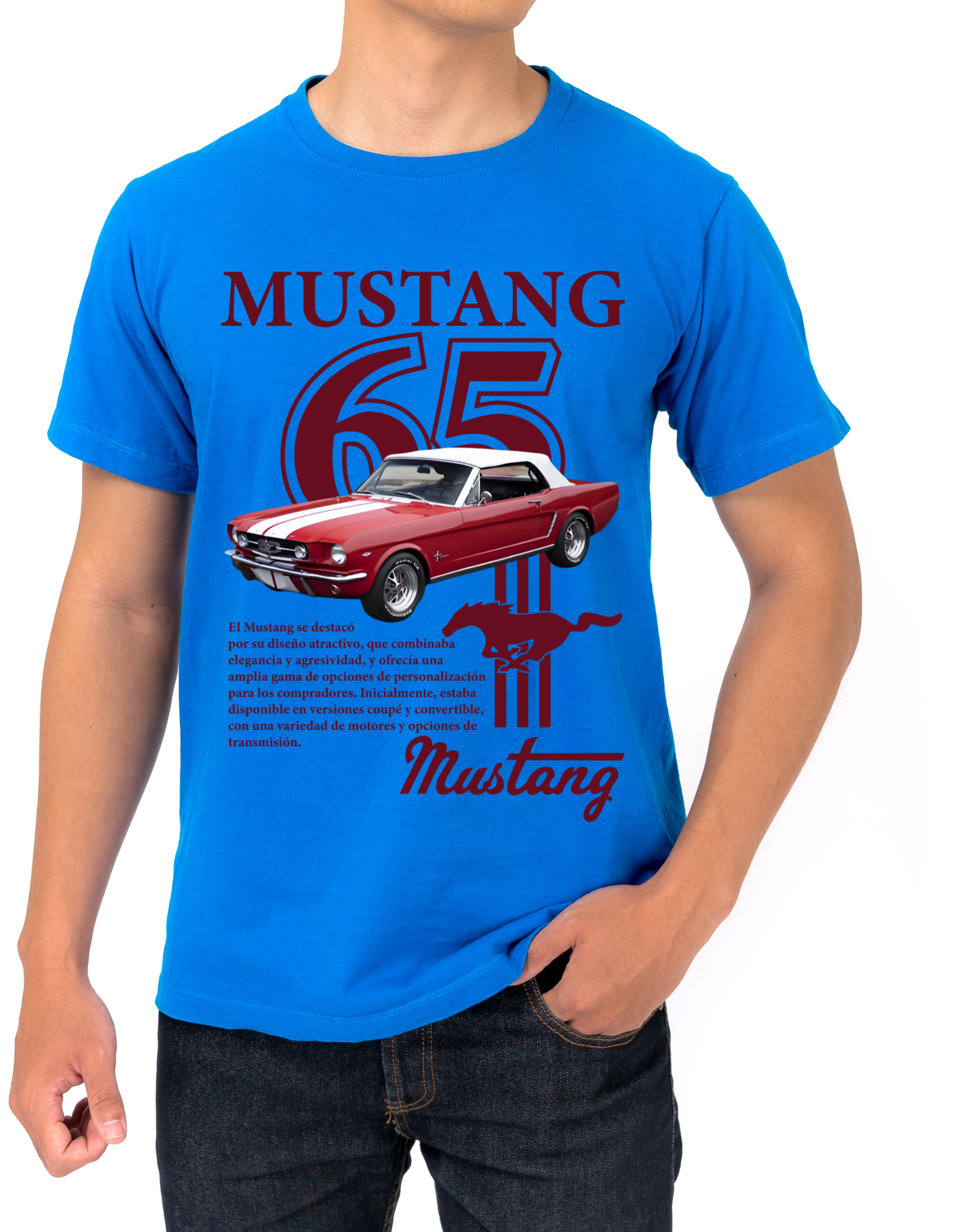Custom Printed Shirts: Mustang 65