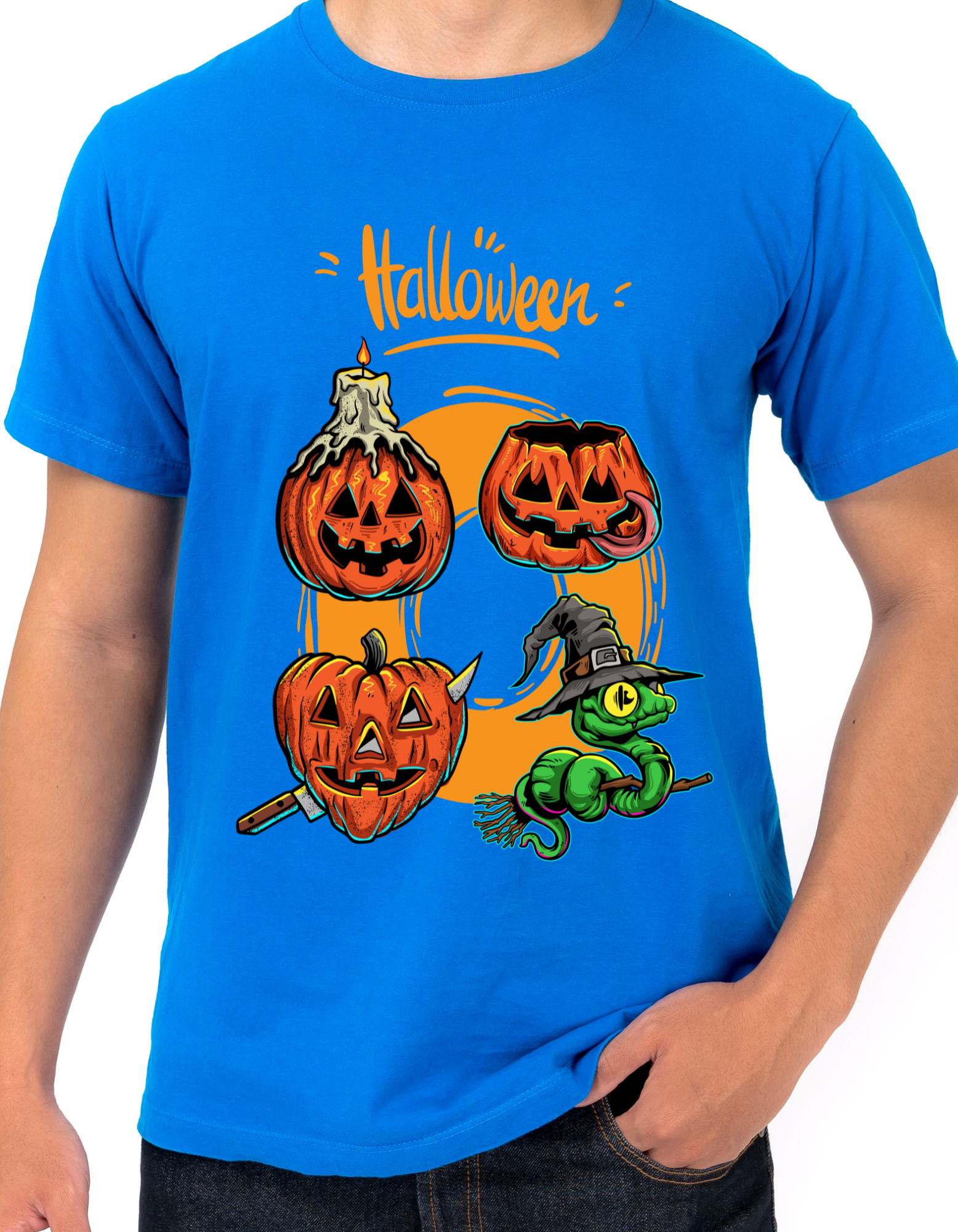 Custom Printed Shirts: Halloween Snake