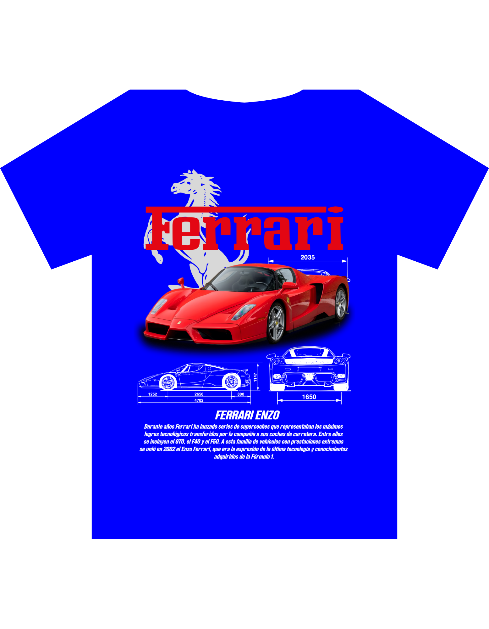 Custom Printed Shirts: Ferrari