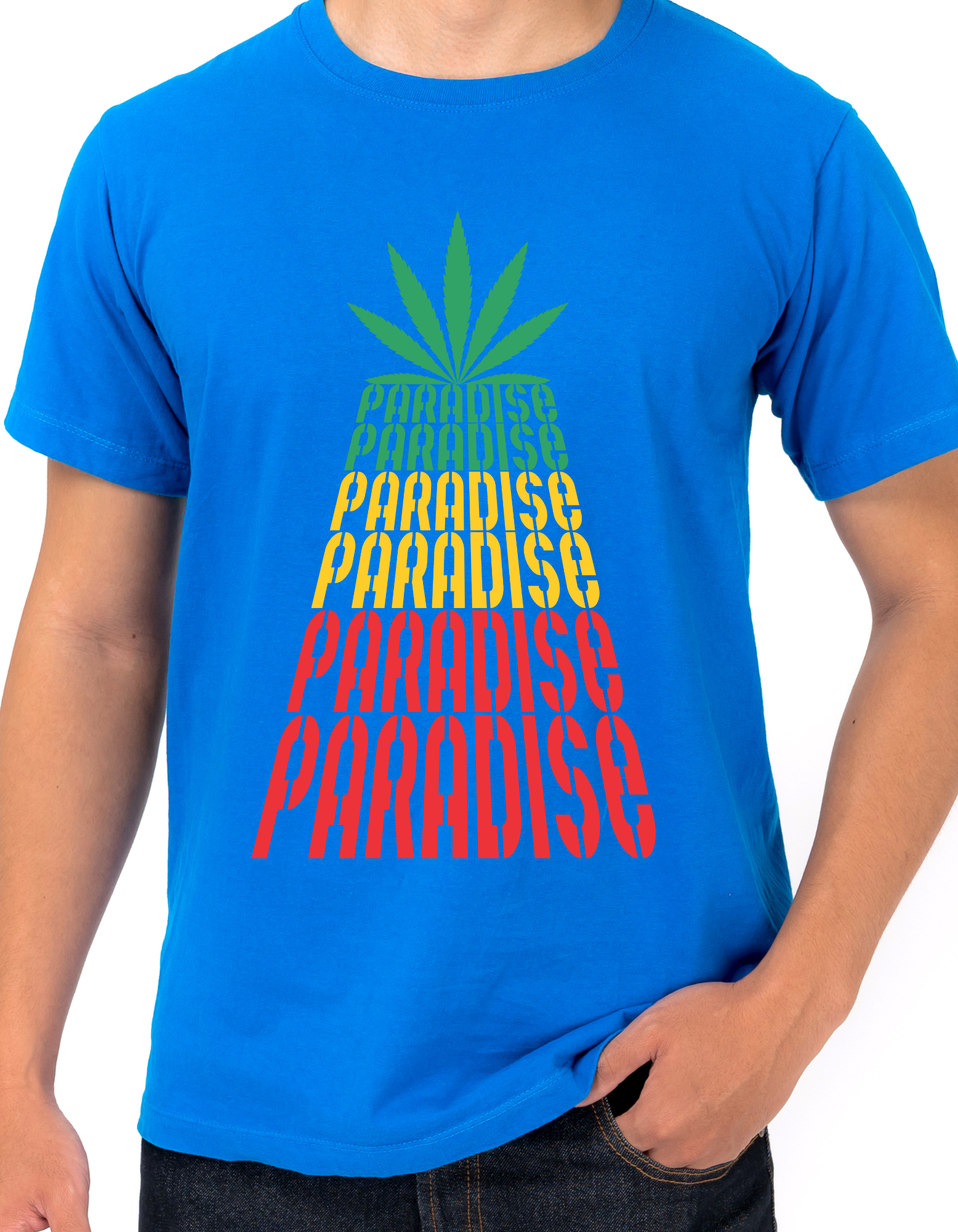 Custom Printed Shirt: High Paradise