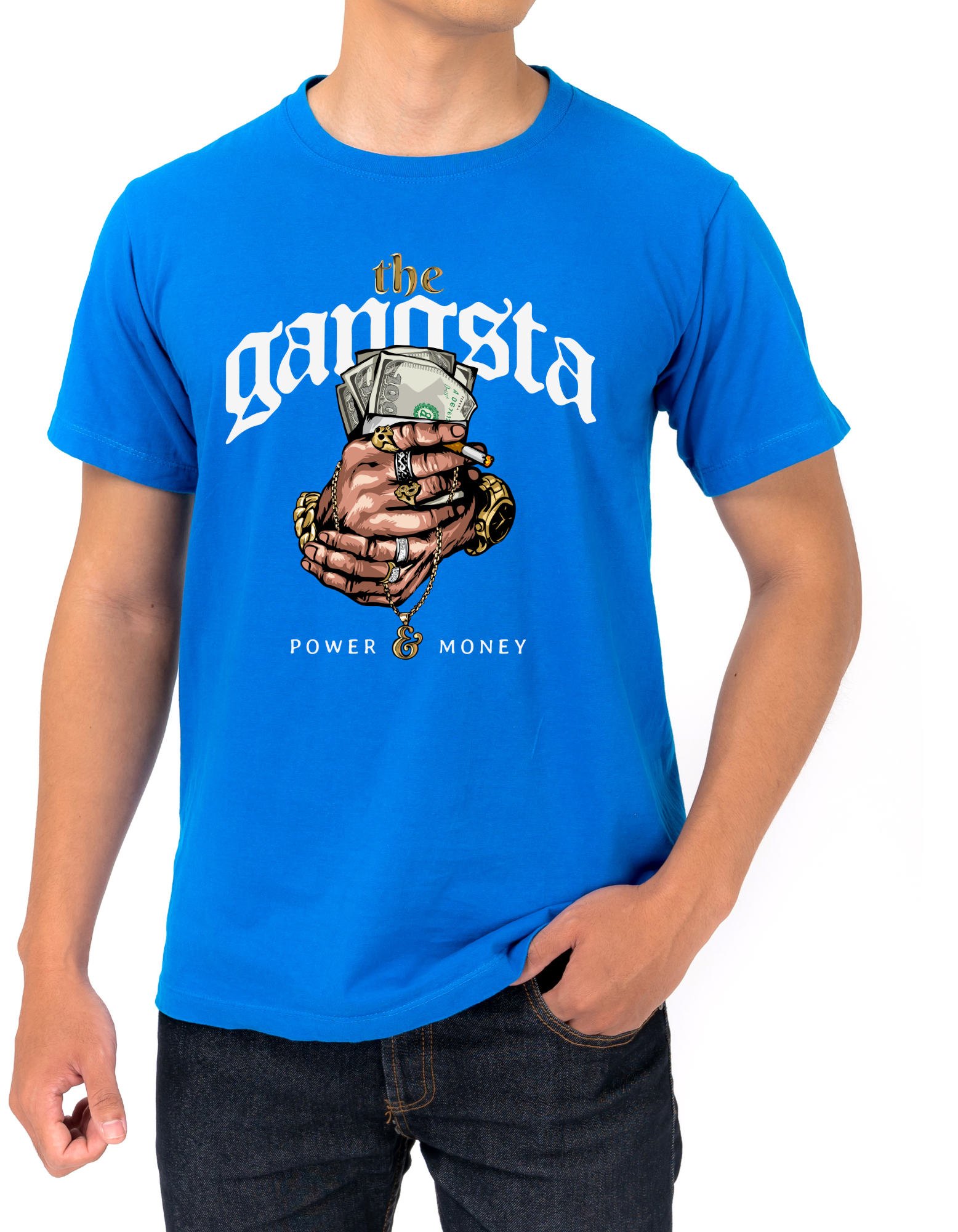 Custom Printed Shirts: The Gangsta (Power Money)