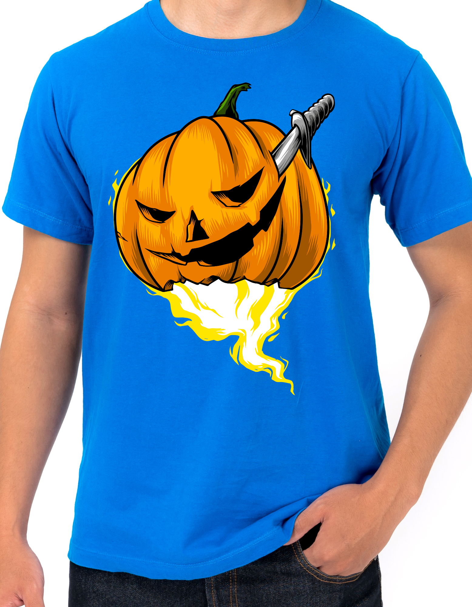 Custom Printed Shirts: Halloween Knife