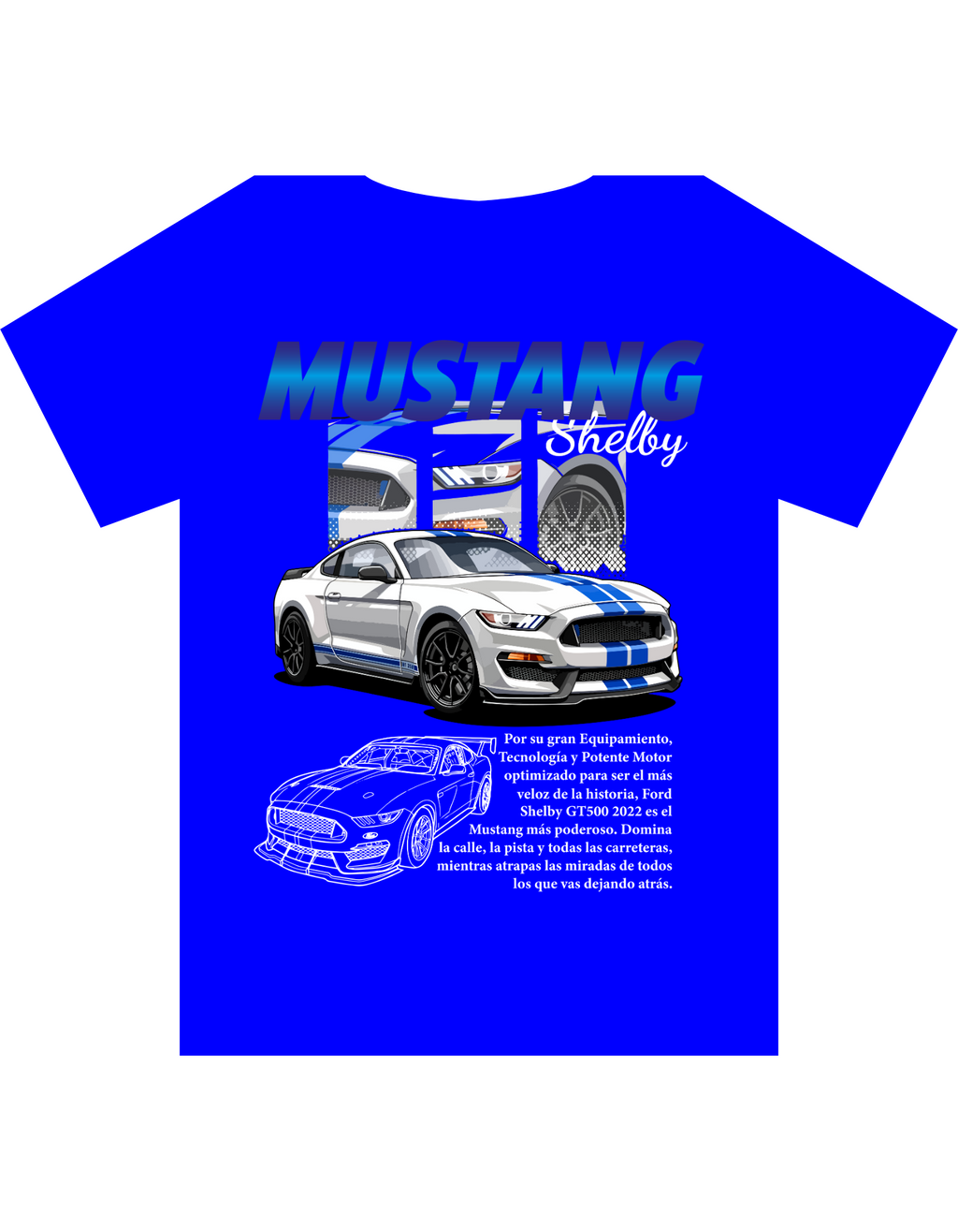 Custom Printed Shirts: Mustang Shelby