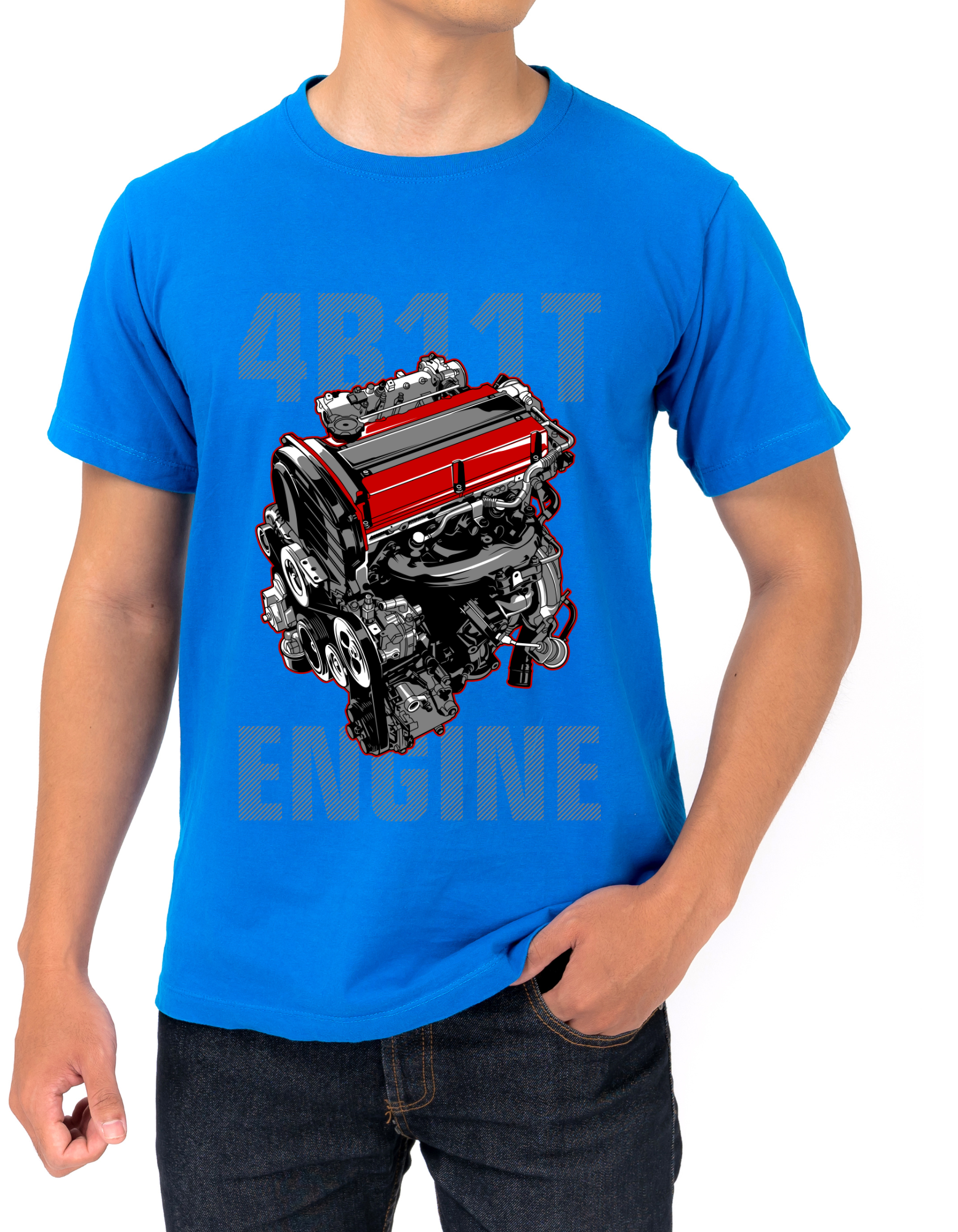 Custom Printed Shirts: 4B11T Engine