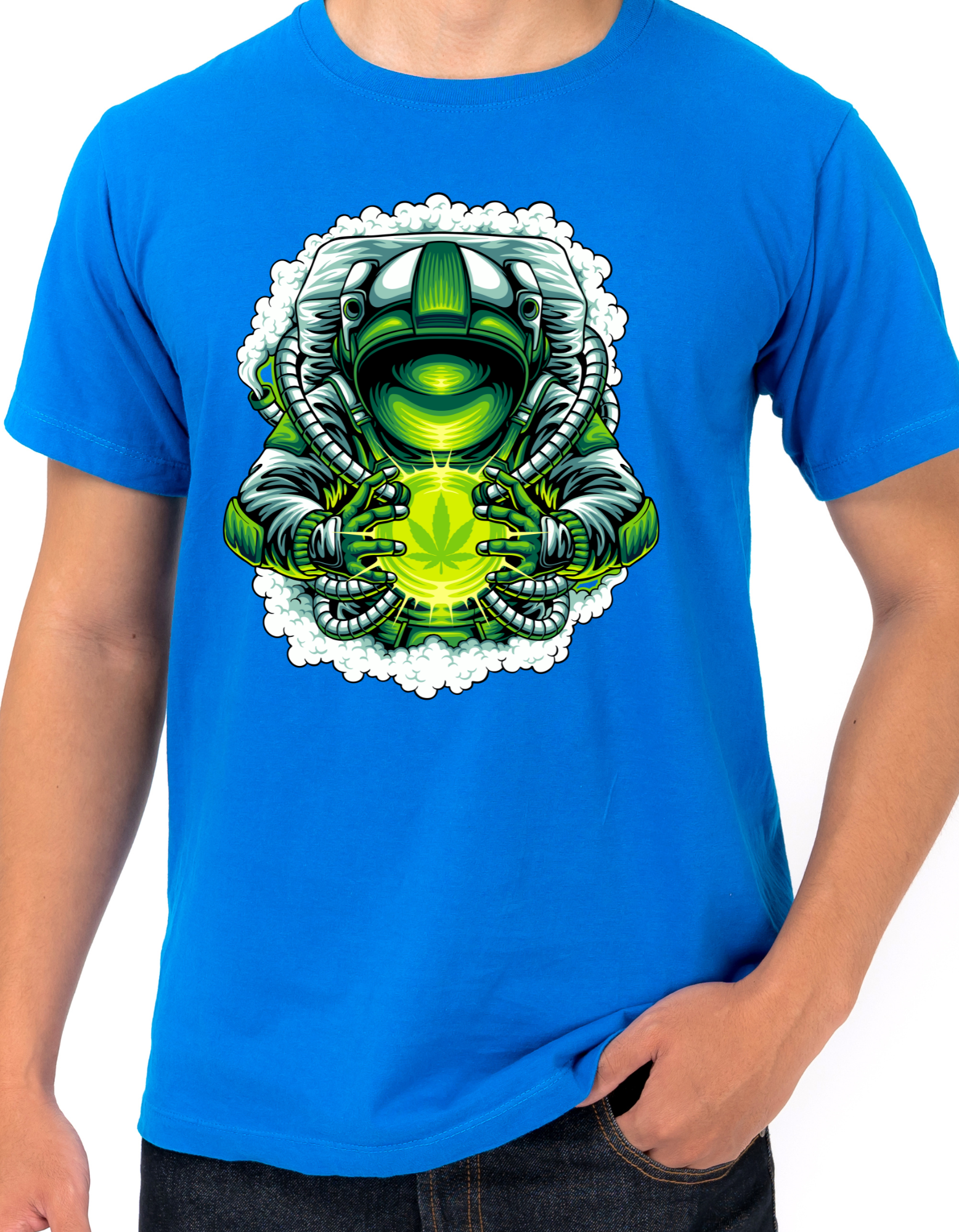 Custom Printed Shirt: Cannabis Crystal Ball