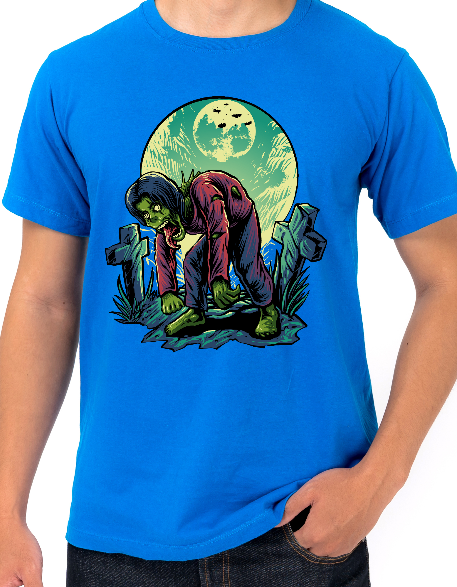 Custom Printed Shirts: Halloween Zombie Land