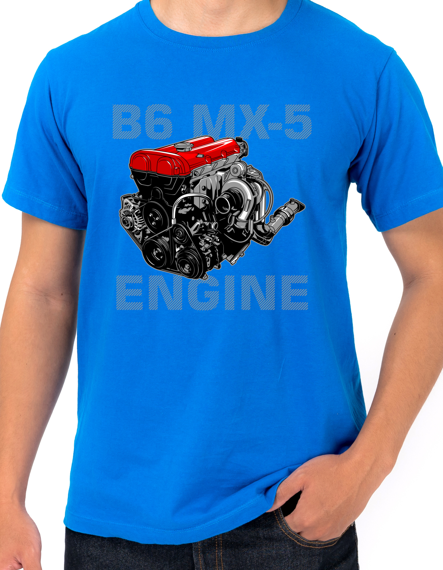 Custom Printed Shirts: B6 MX-5 Engine