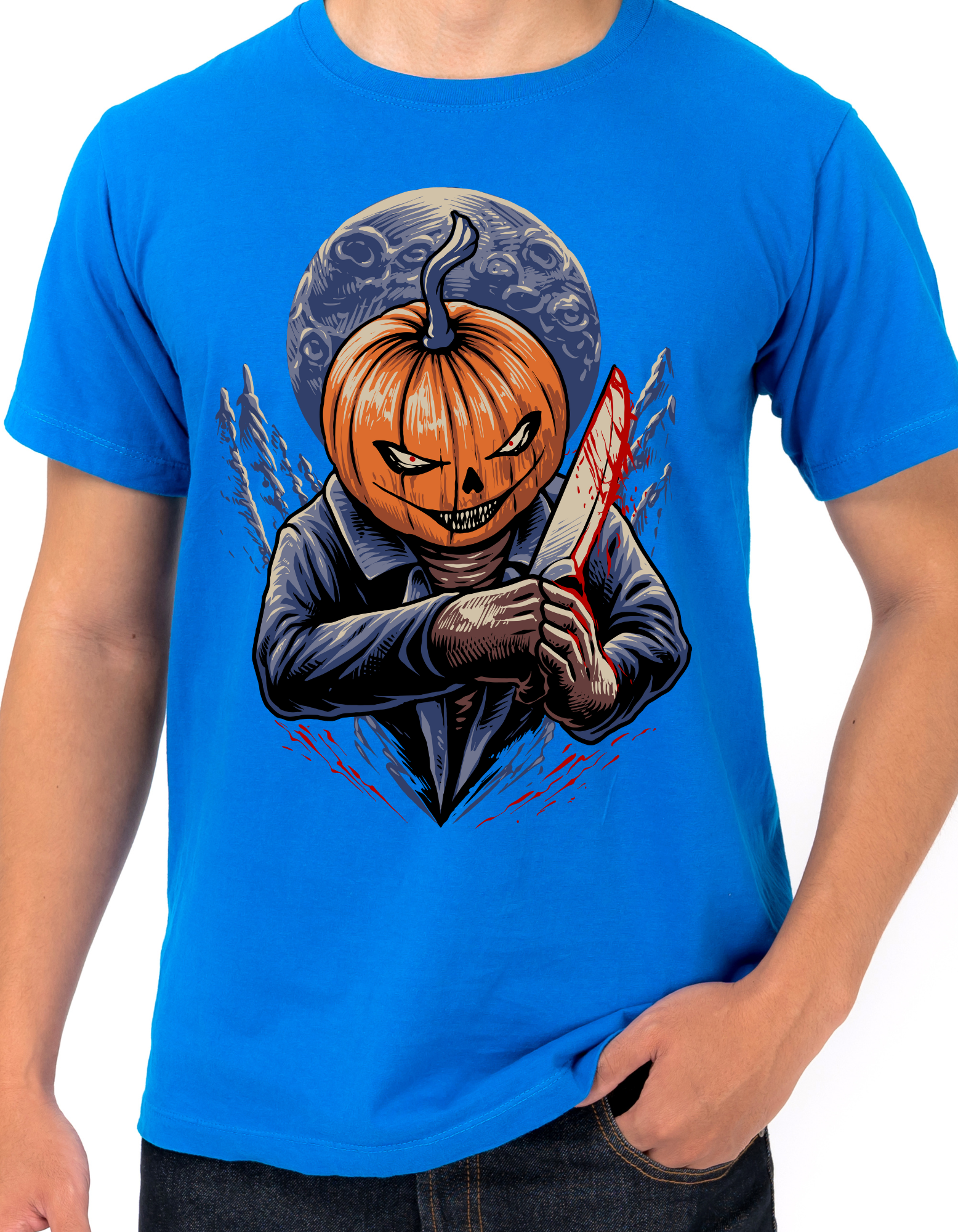 Custom Printed Shirts: Halloween Pumpkin Slayer