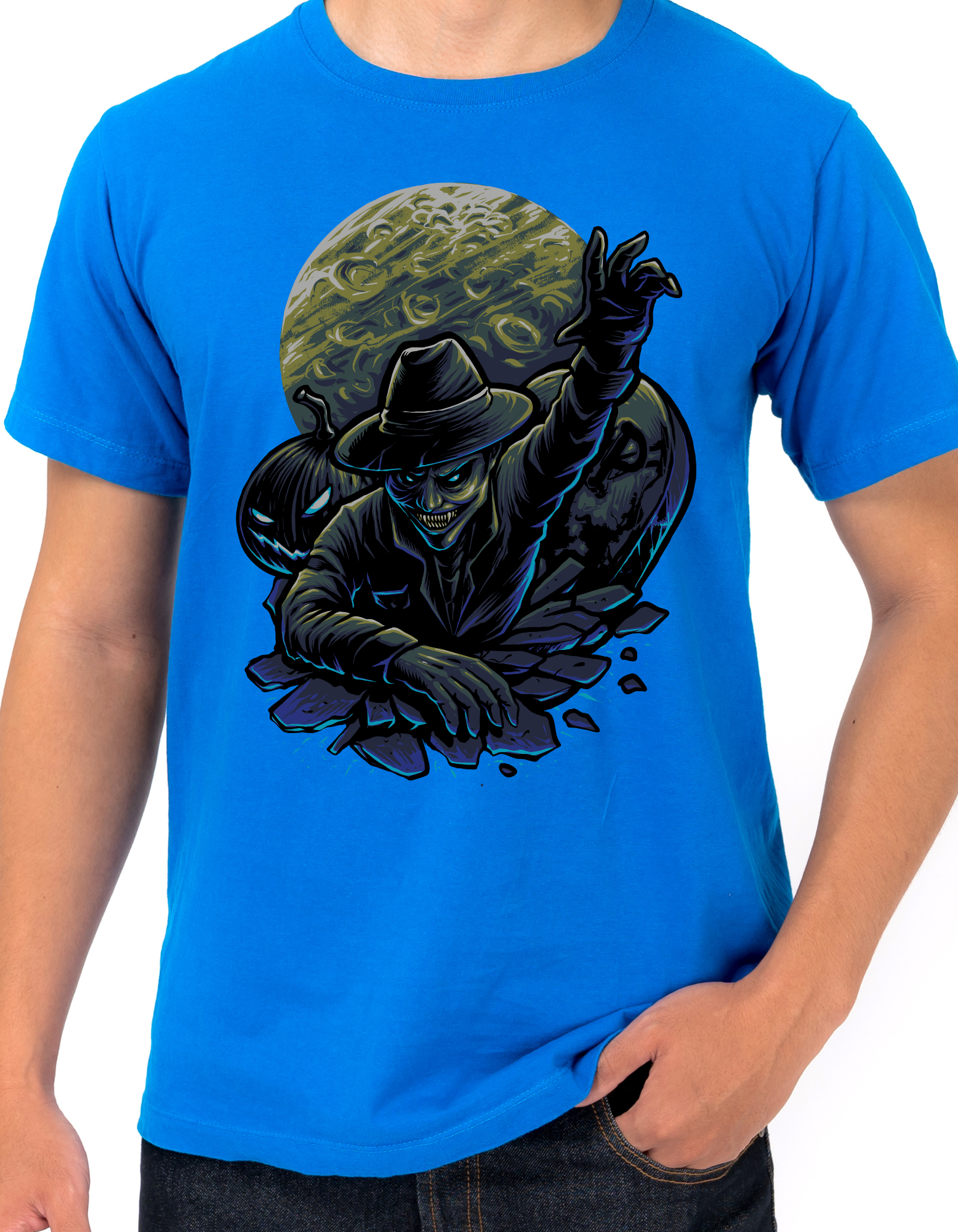 Custom Printed Shirts: Halloween In The Dark