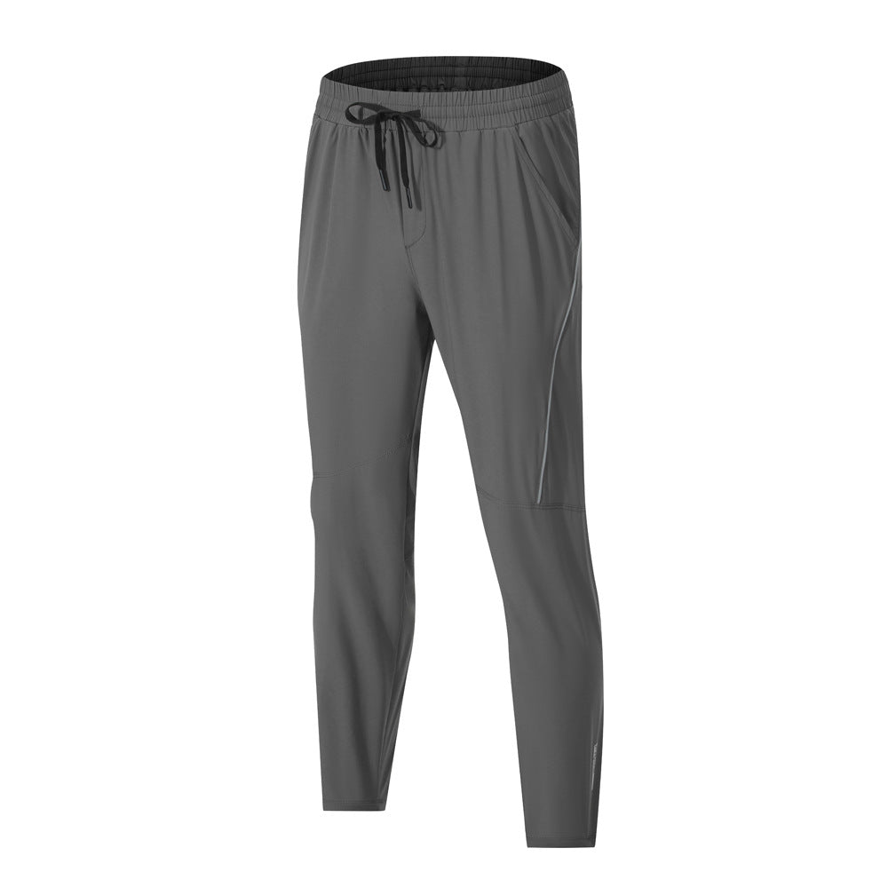 Quick-drying Nylon Ice Silk Stretch Breathable Sports Trousers