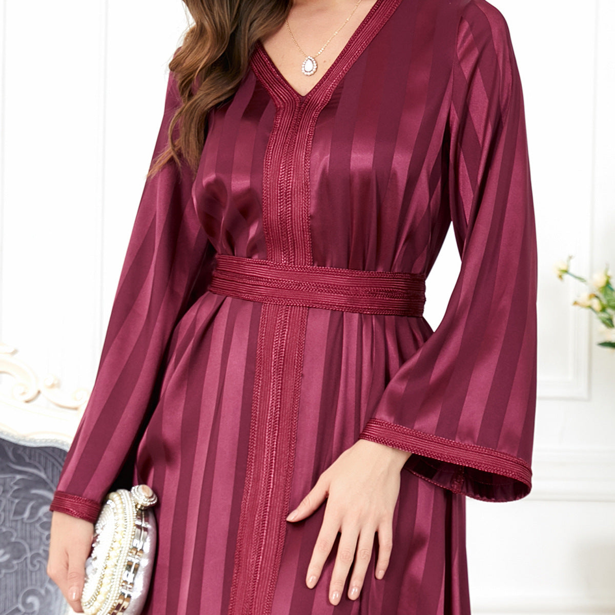 Long Sleeved European And American Dress For Women