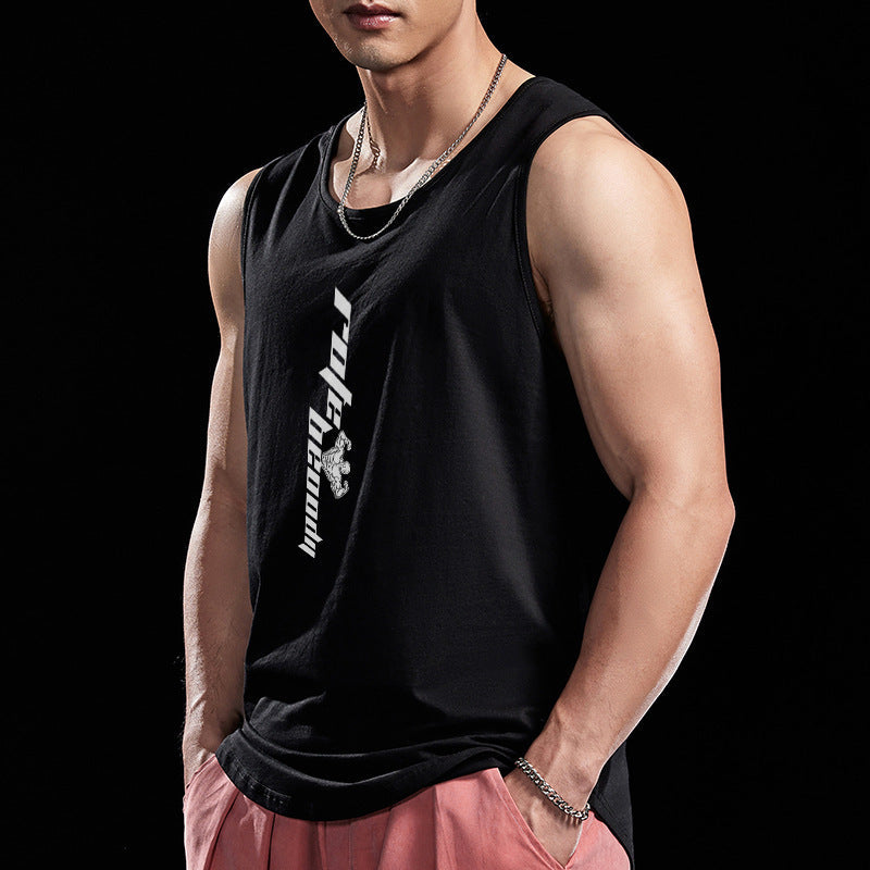 Men's Vest Youth Sports Breathable Sleeveless