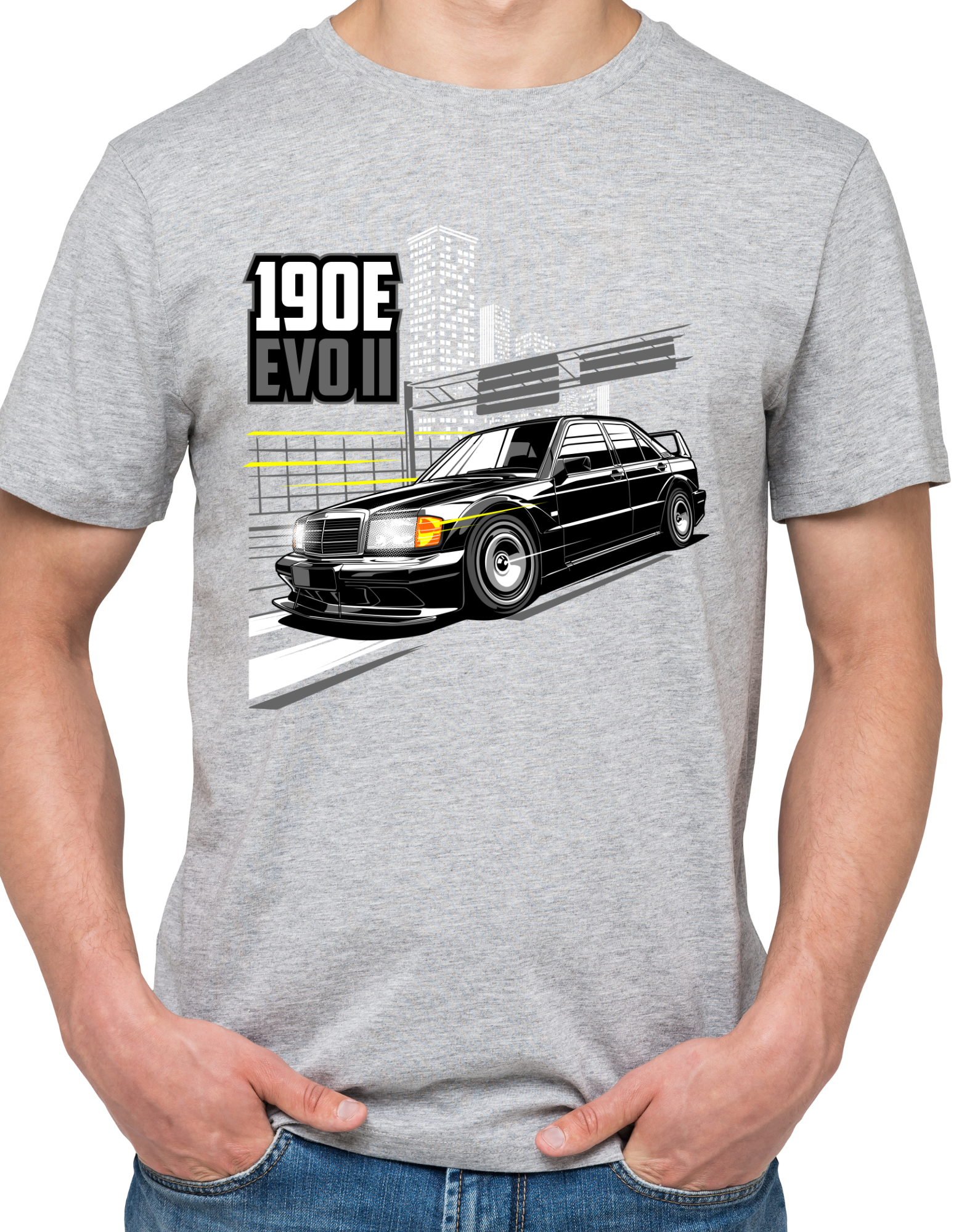 Custom Printed Shirts: 190E Evo II