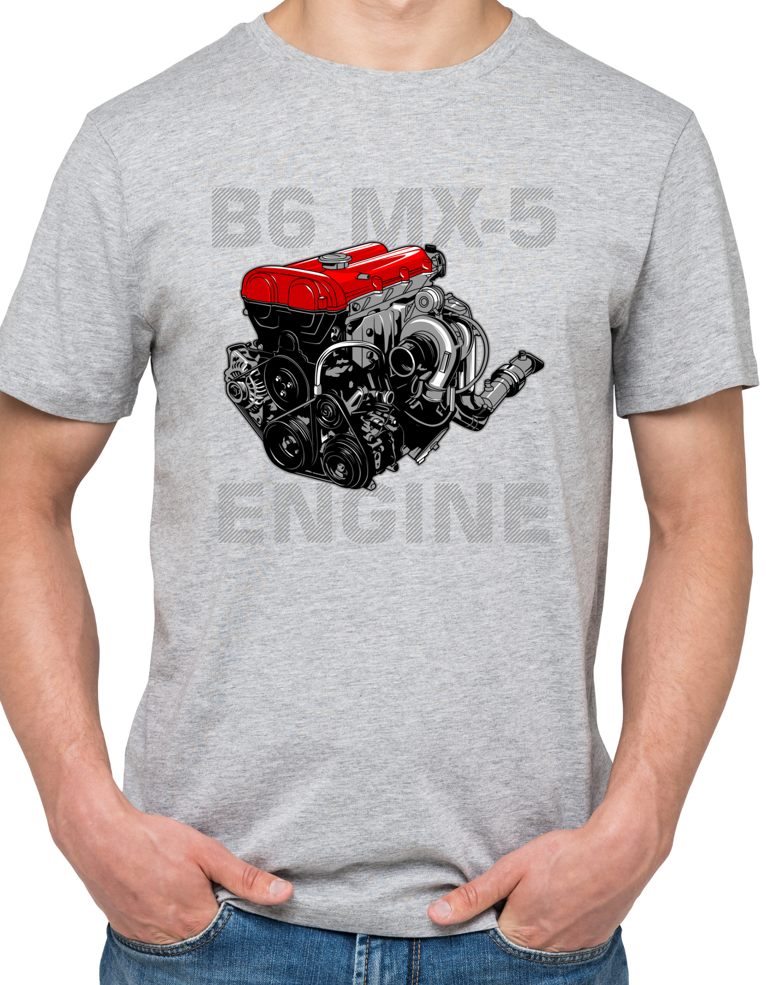 Custom Printed Shirts: B6 MX-5 Engine