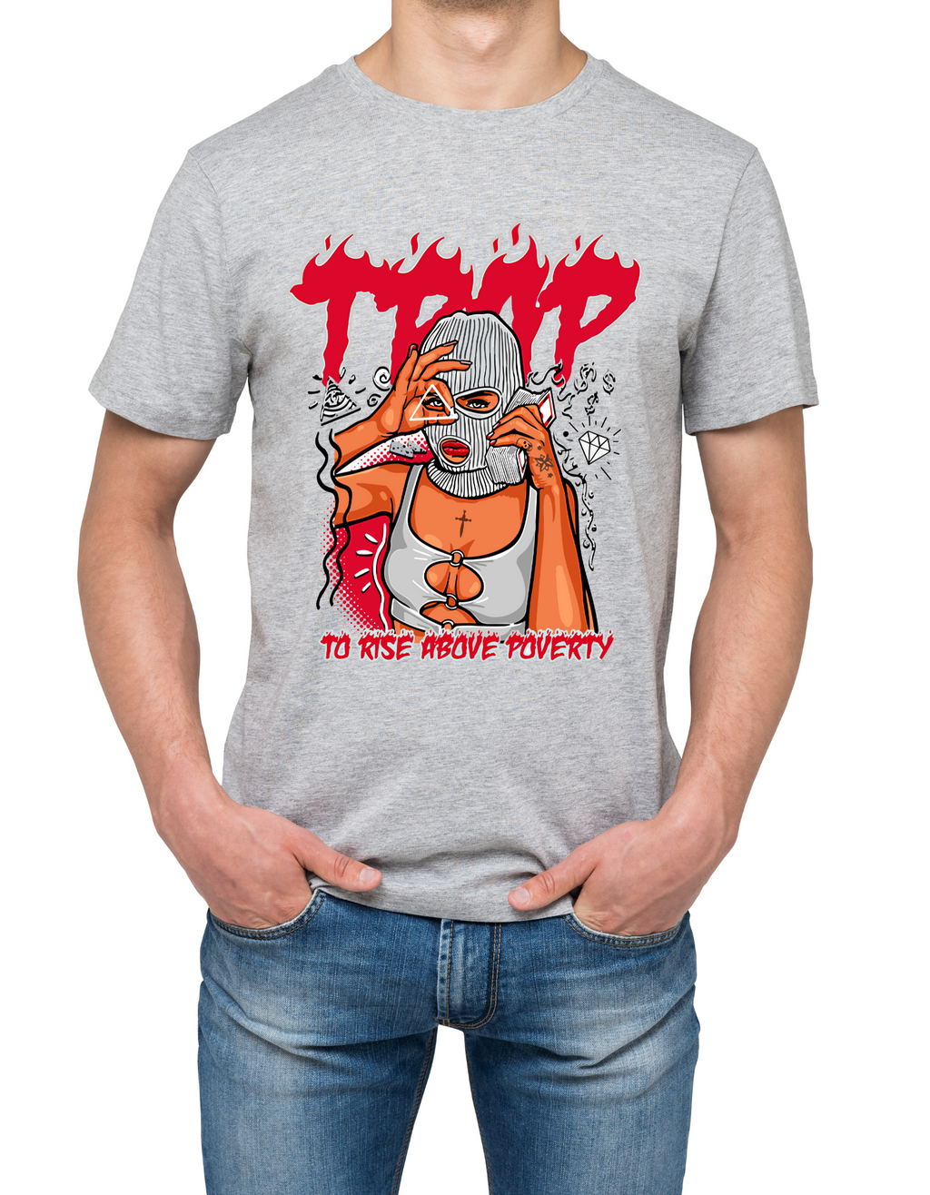 Custom Printed Shirts: Trap