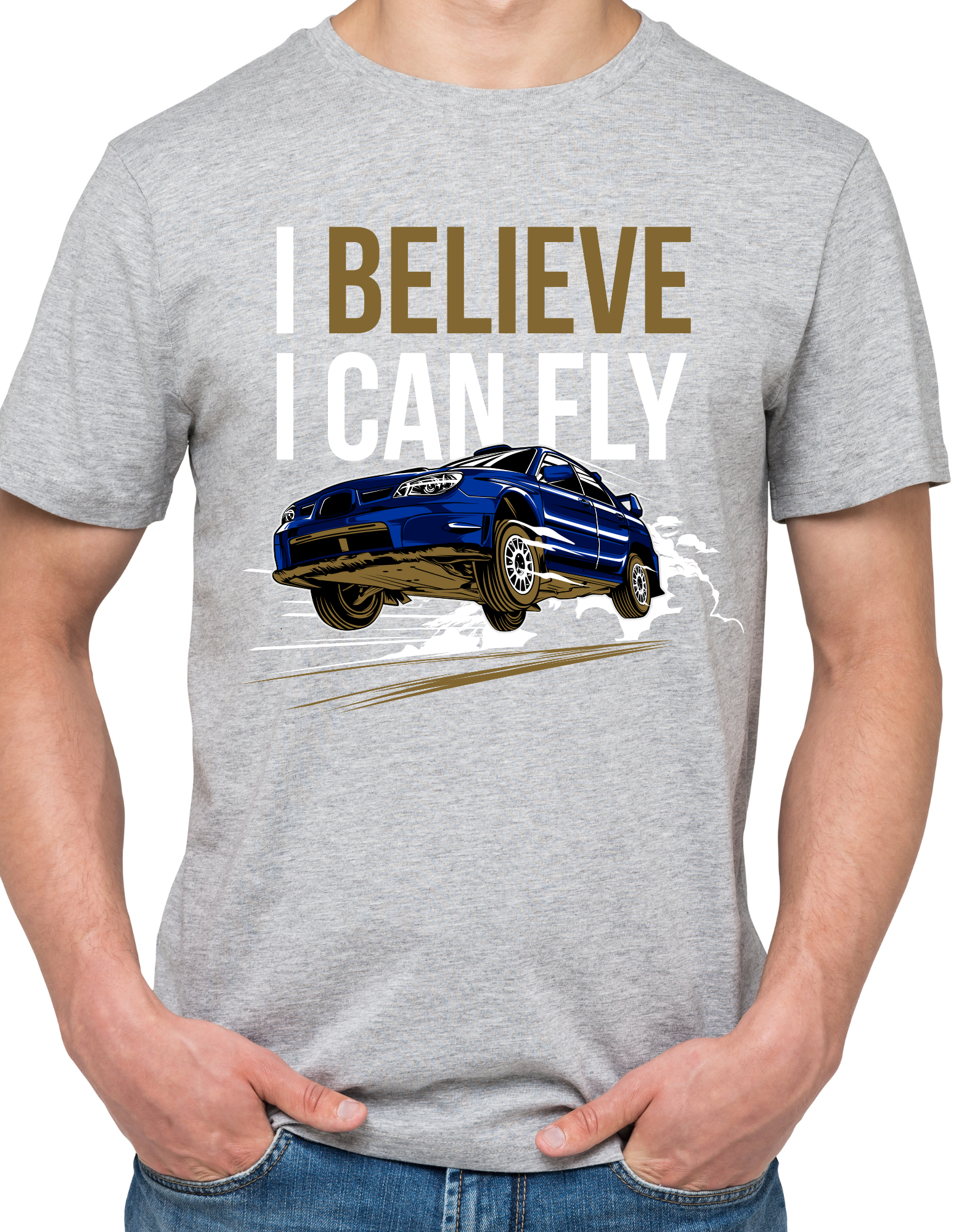 Custom Printed Shirts: I Believe I Can Fly