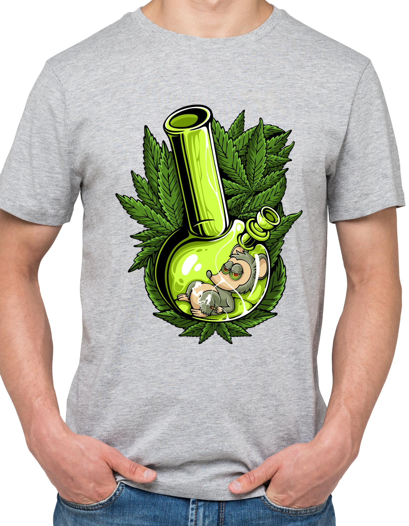 Custom Printed Shirt: HIgh Monkey