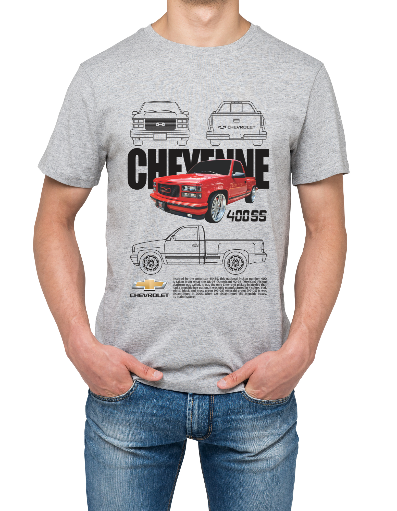 Custom Printed Shirts: Chevrolet Cheyenne 400SS