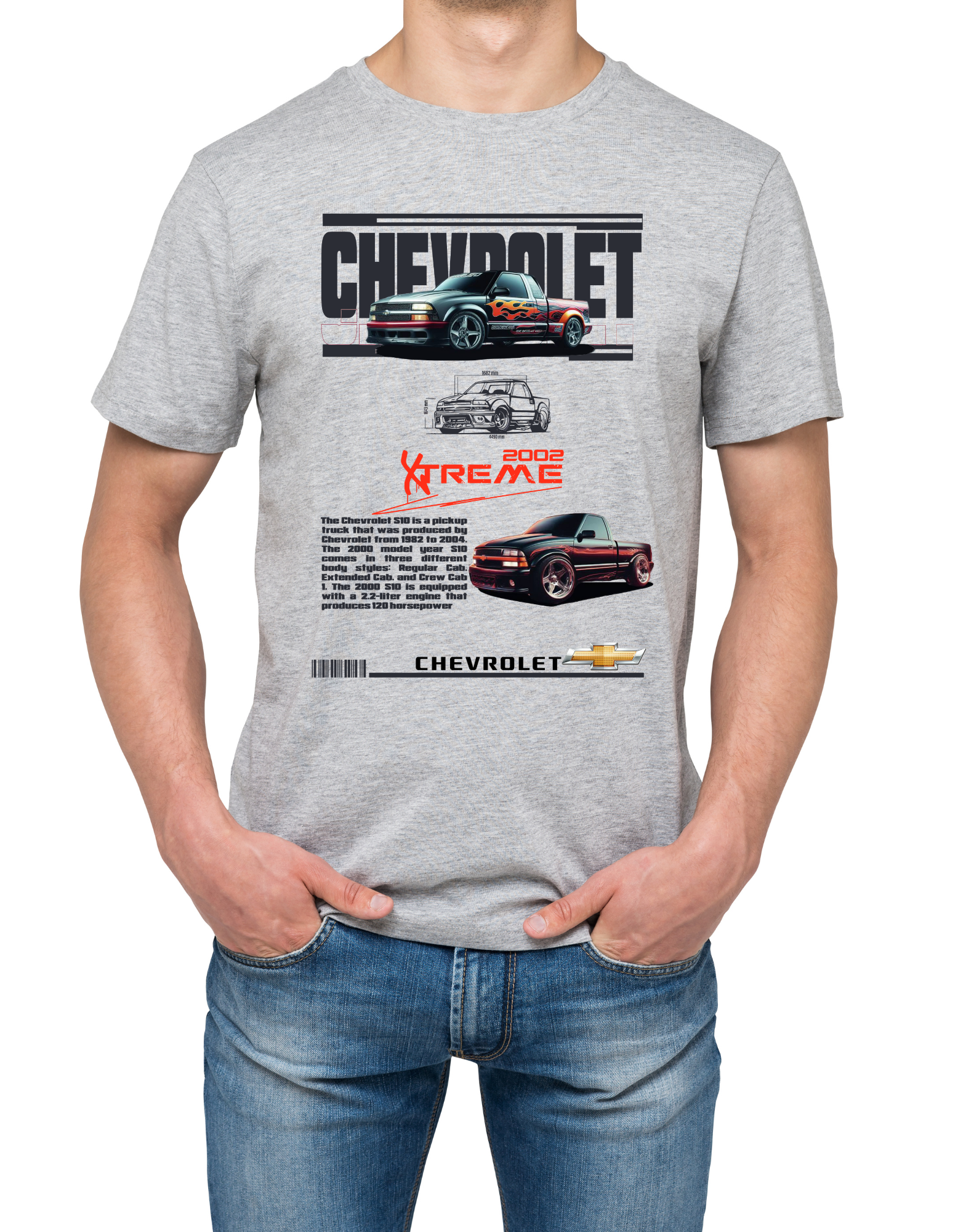 Custom Printed Shirts: Chevrolet Xtreme 2002