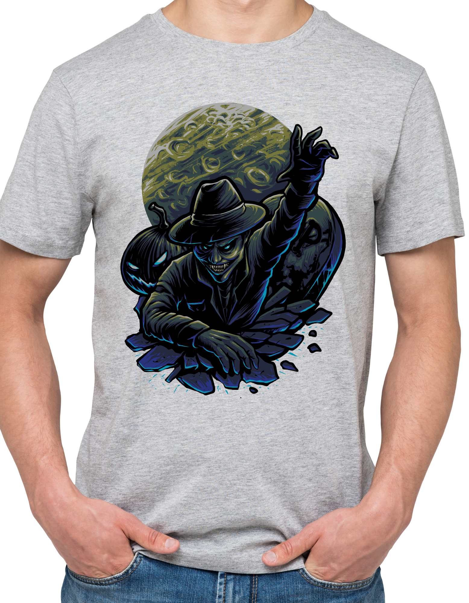 Custom Printed Shirts: Halloween In The Dark