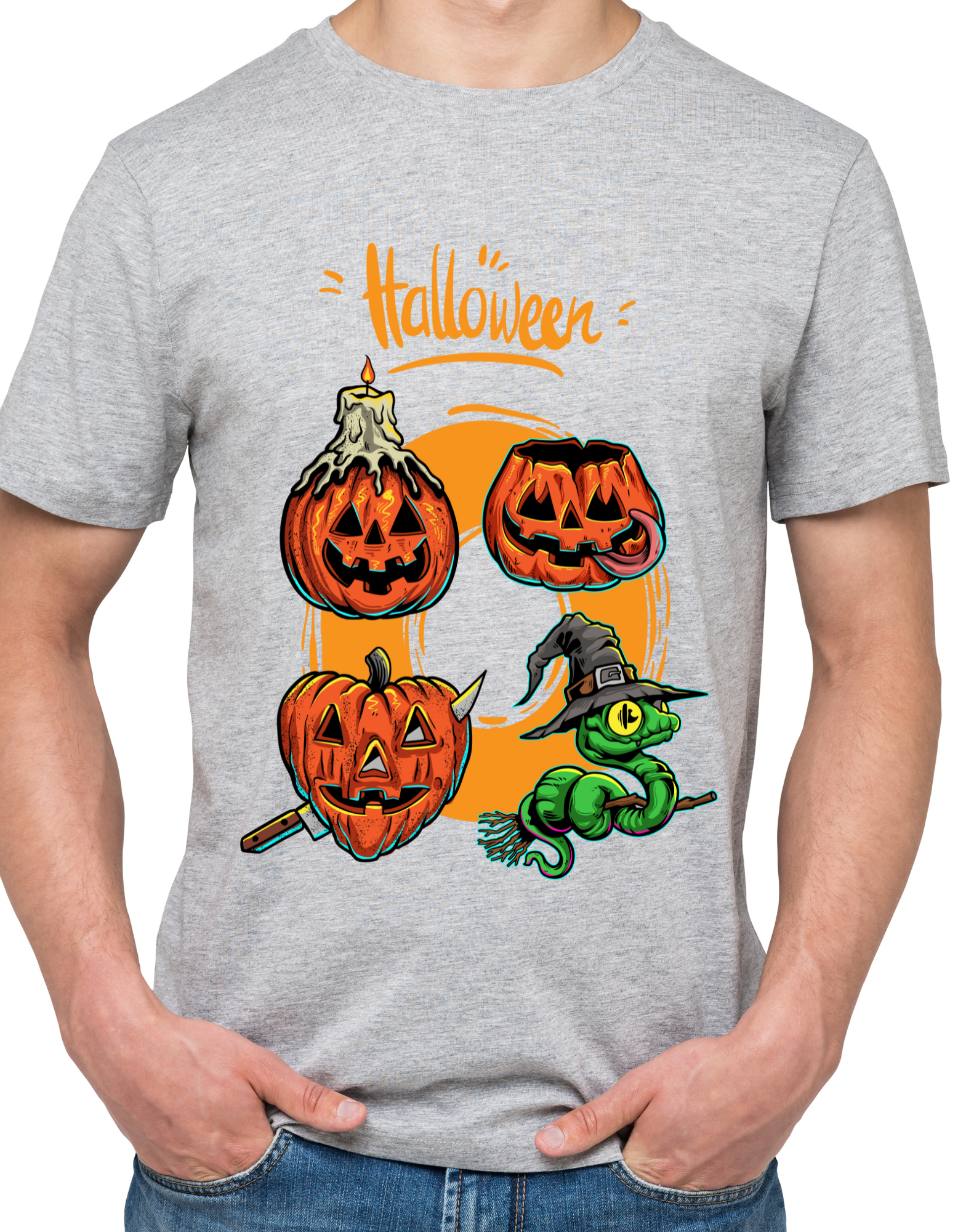 Custom Printed Shirts: Halloween Snake