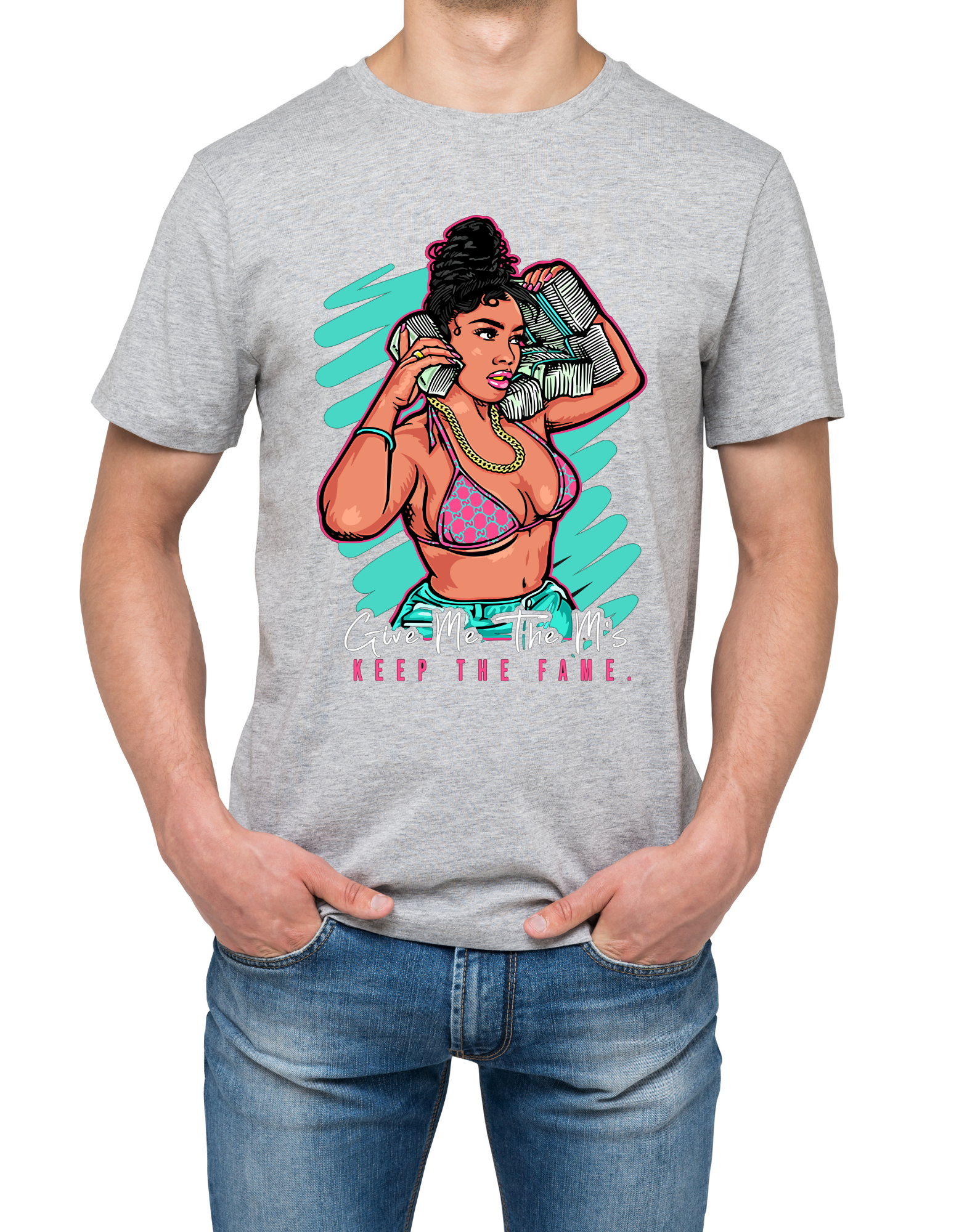 Custom Printed Shirts: Give Me The M's Keep the Fame