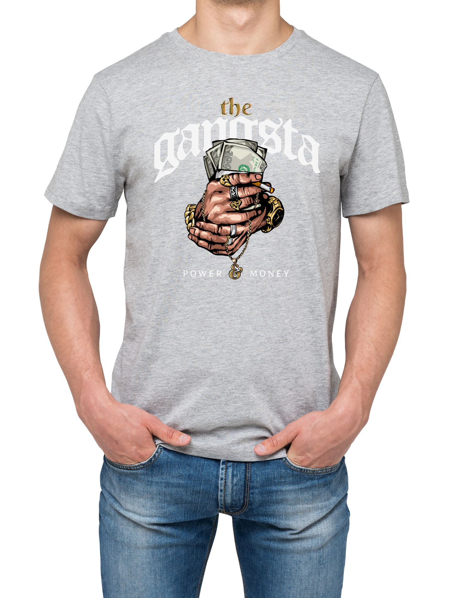 Custom Printed Shirts: The Gangsta (Power Money)