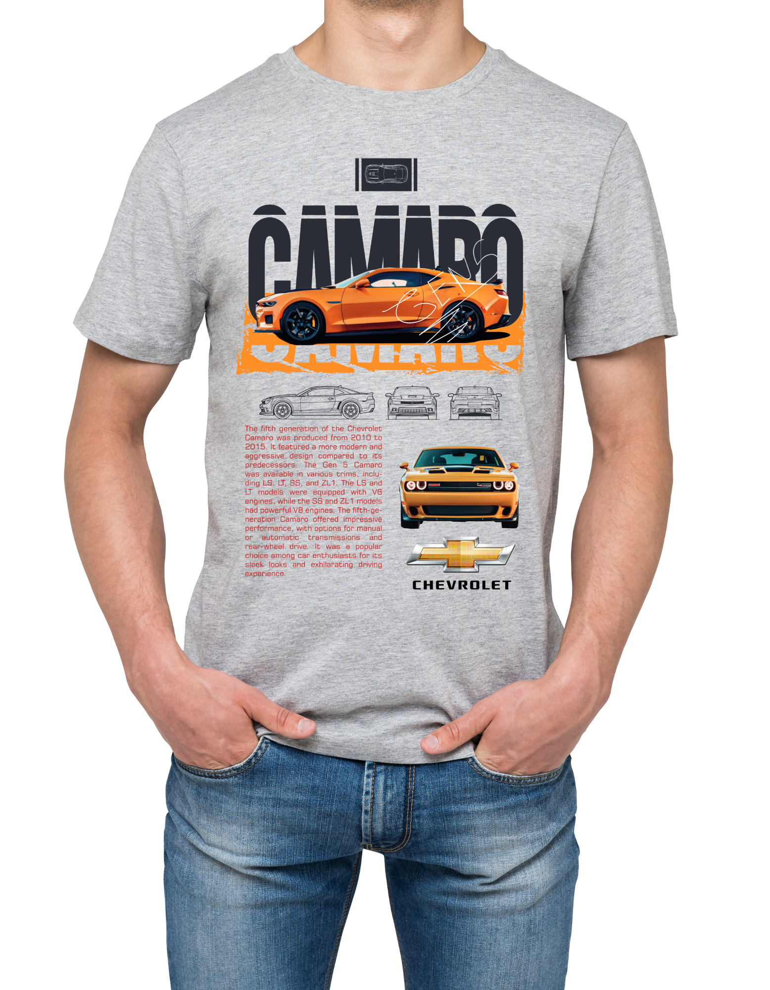 Custom Printed Shirts: Chevrolet Camaro