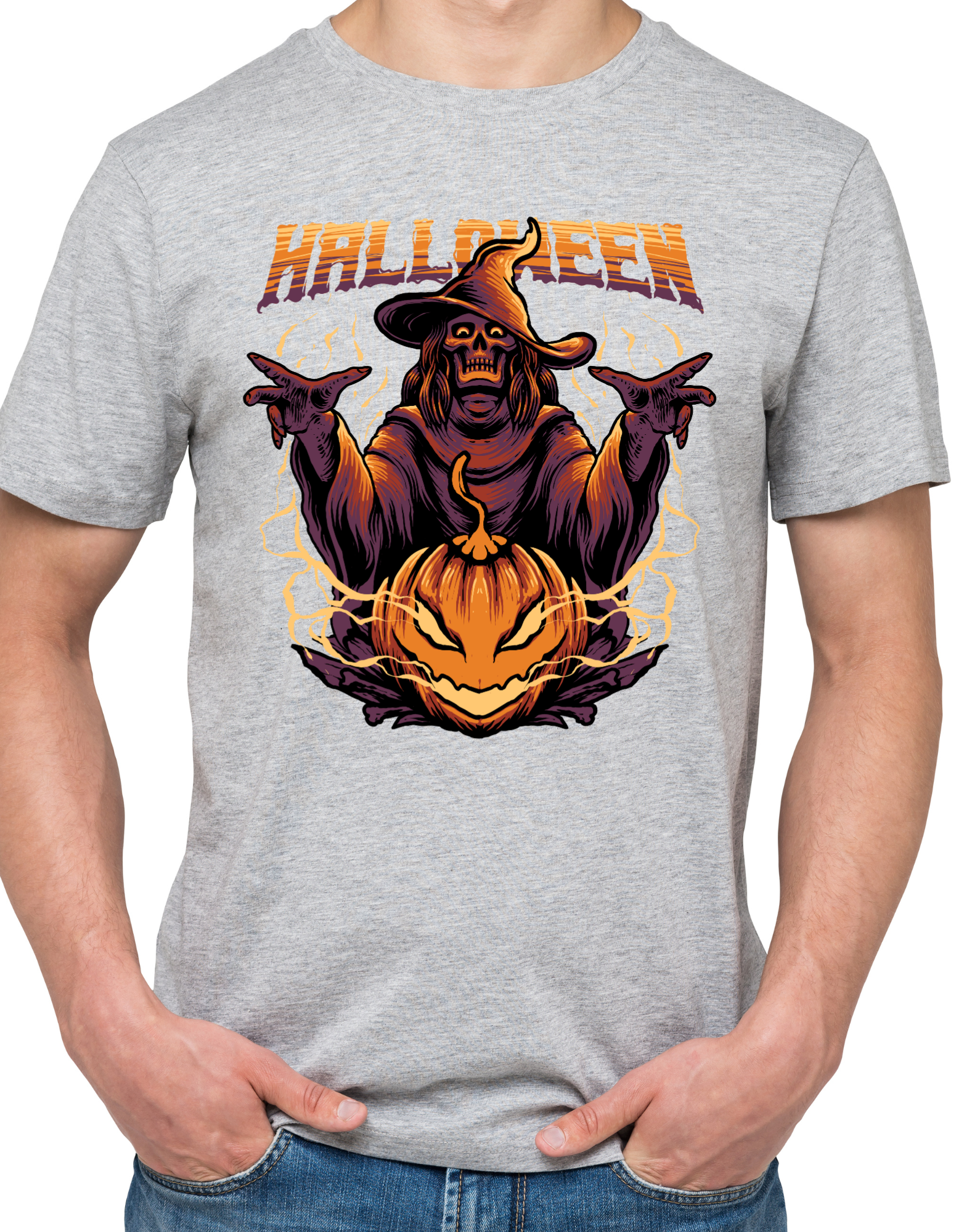 Custom Printed Shirts: Halloween Witch