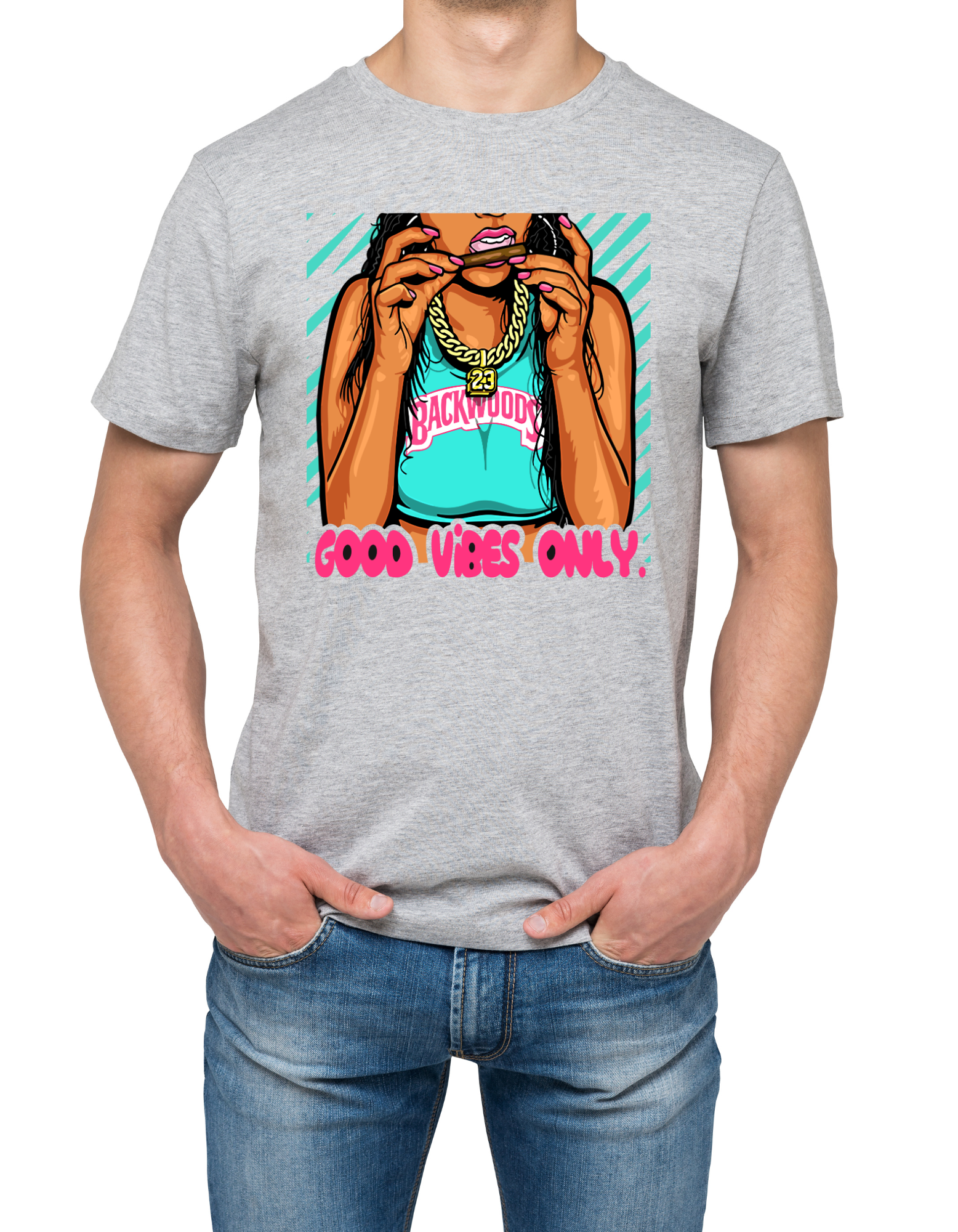 Custom Printed Shirts: Good Vibes Only