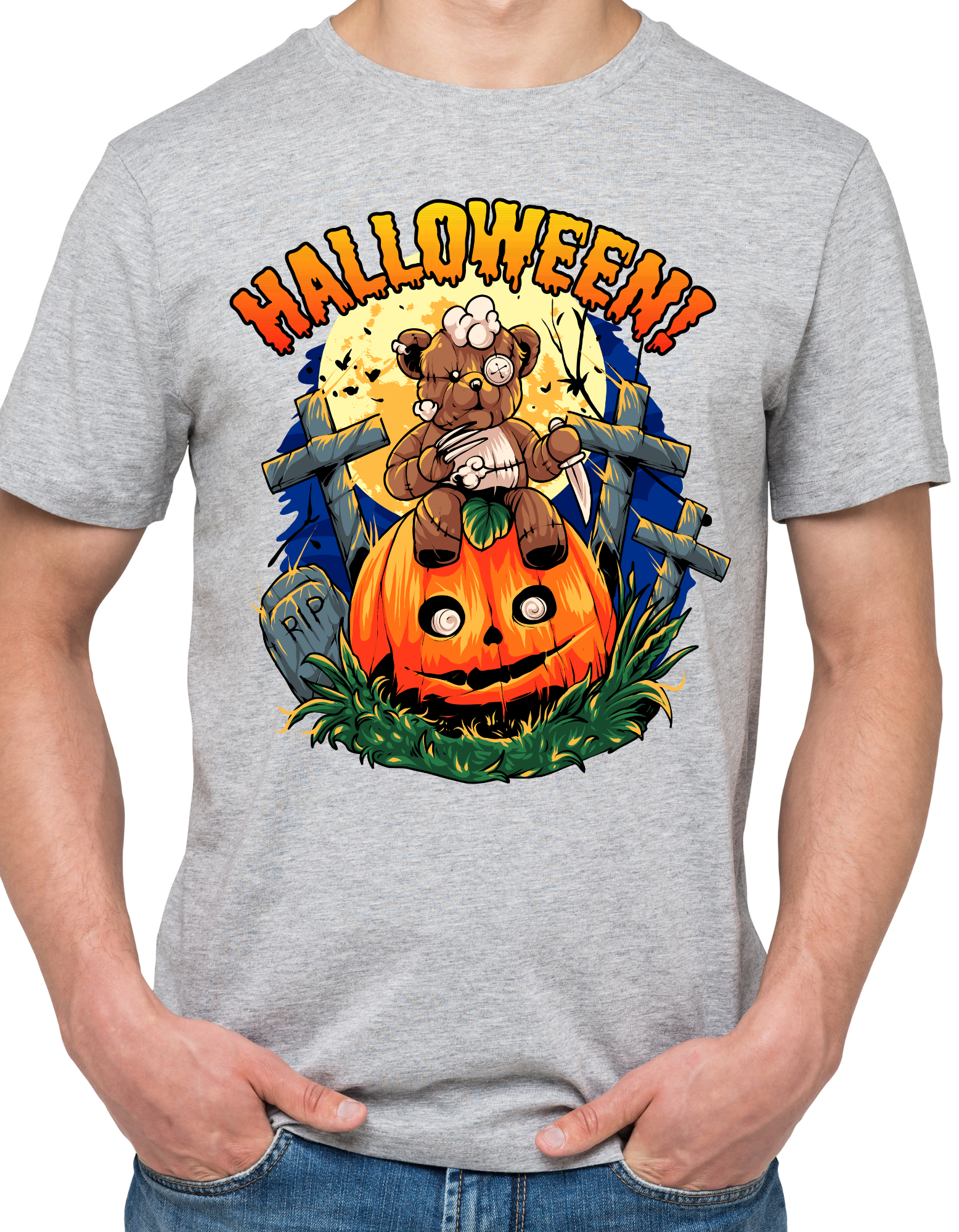 Custom Printed Shirts: Halloween Bear