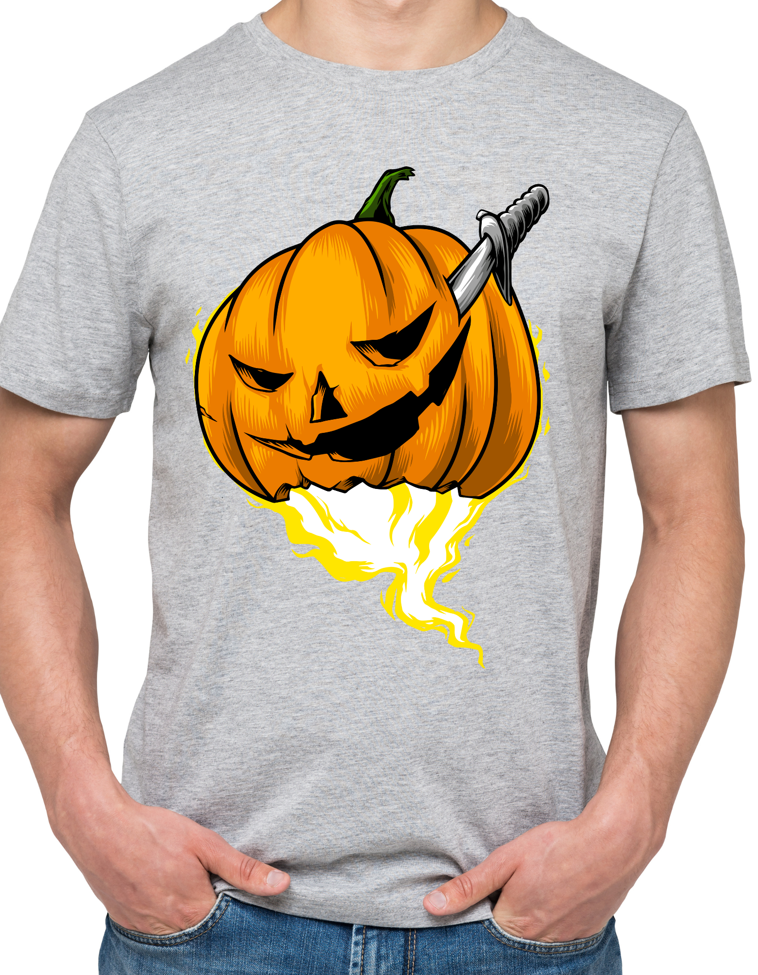 Custom Printed Shirts: Halloween Knife