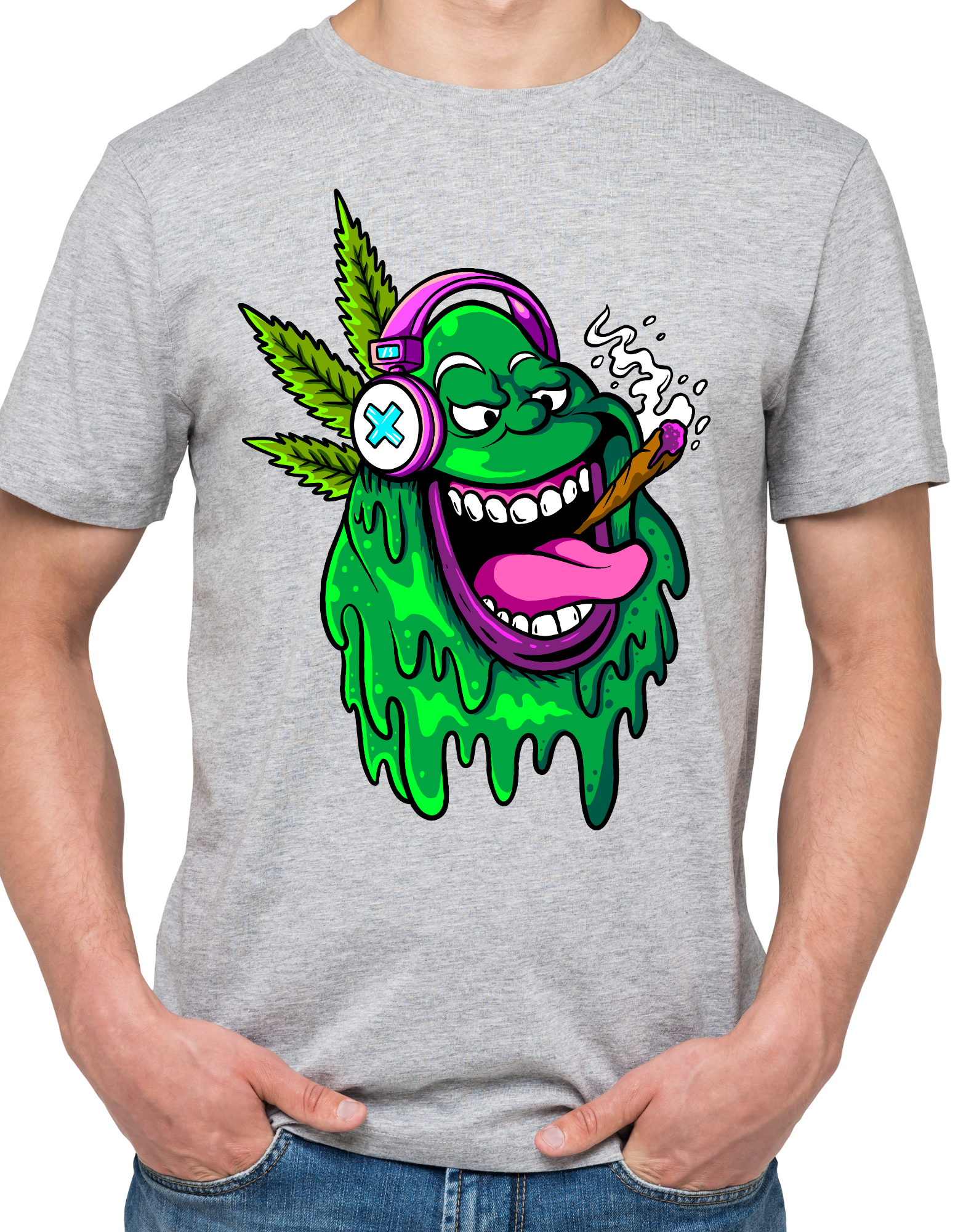 Custom Printed Shirts: Smoking Slimeman