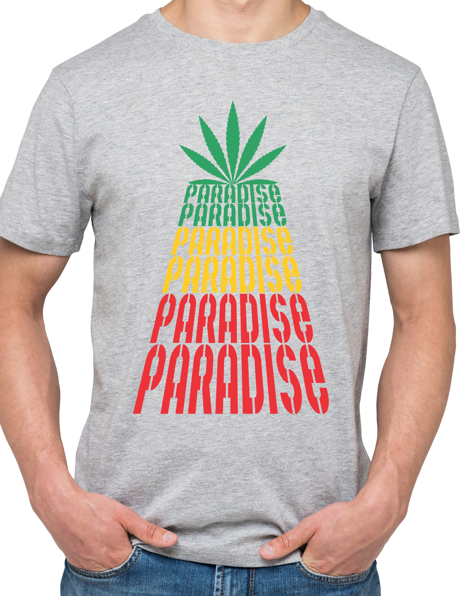 Custom Printed Shirt: High Paradise