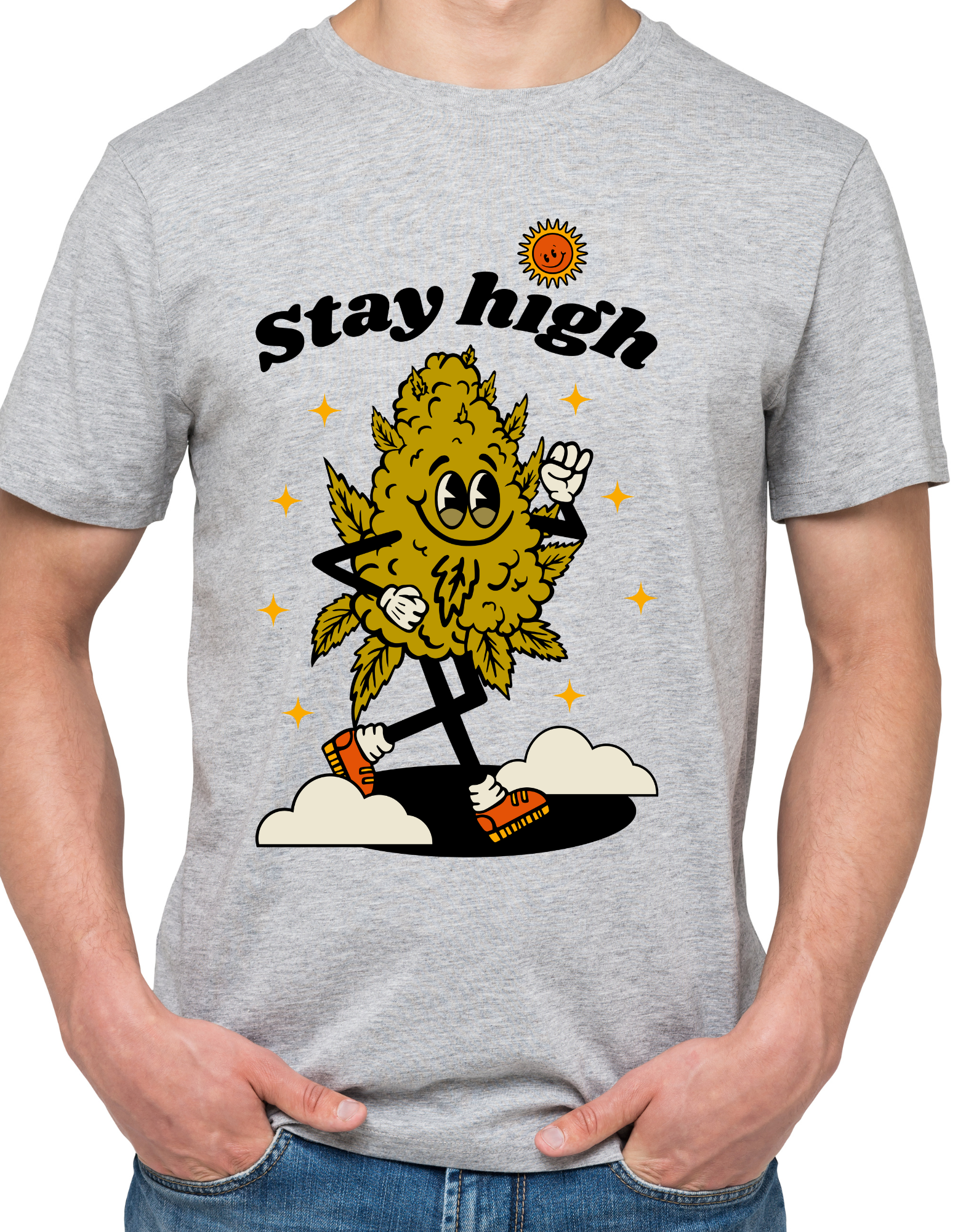 Custom Printed Shirt: Stay High