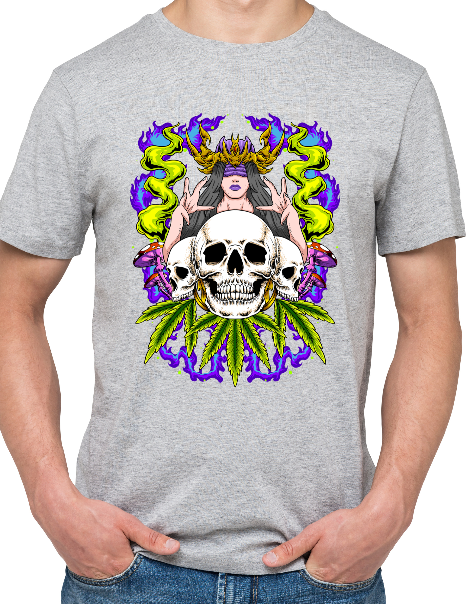 Custom Printed Shirt: Weed Mantra