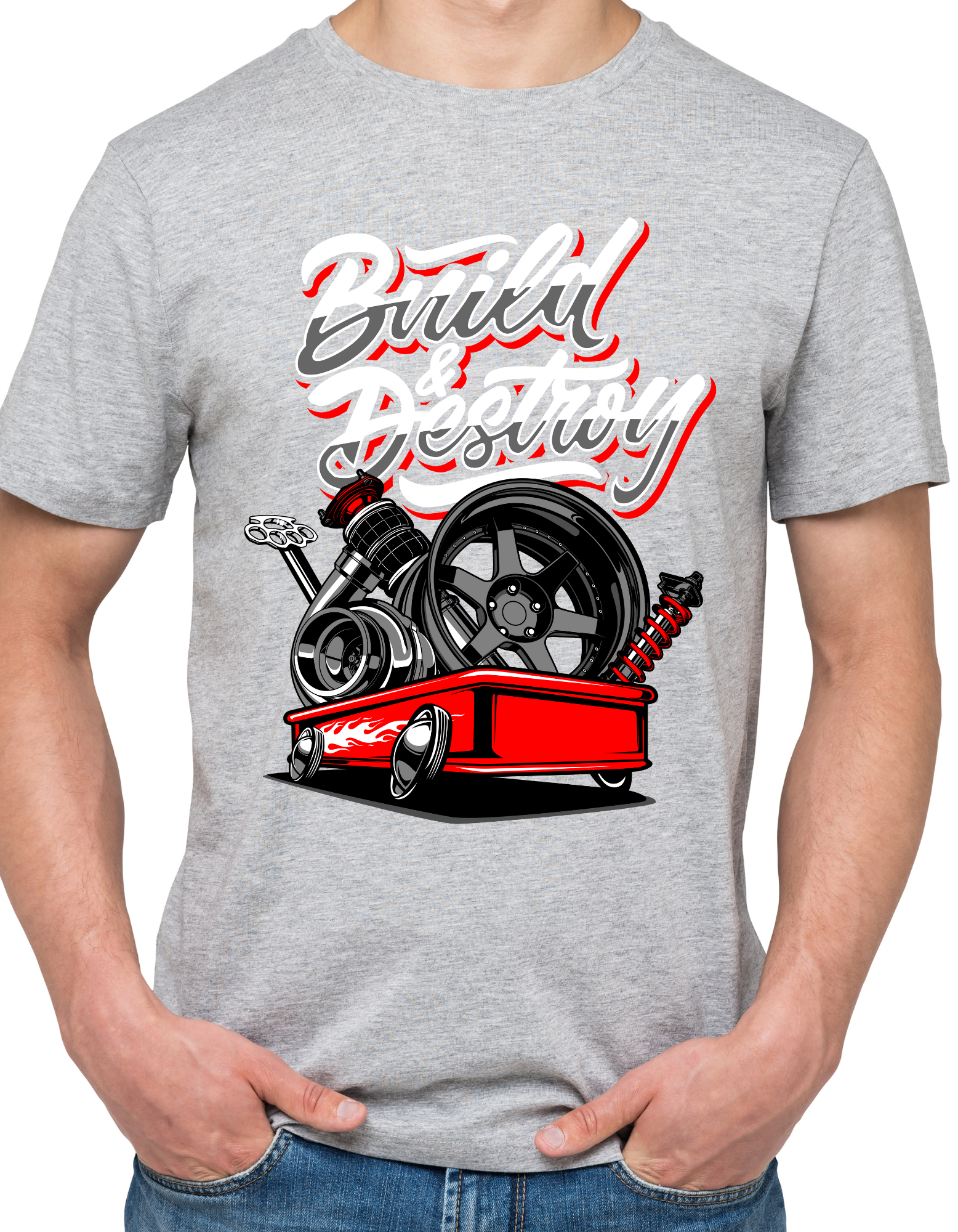 Custom Printed Shirts: Build & Destroy