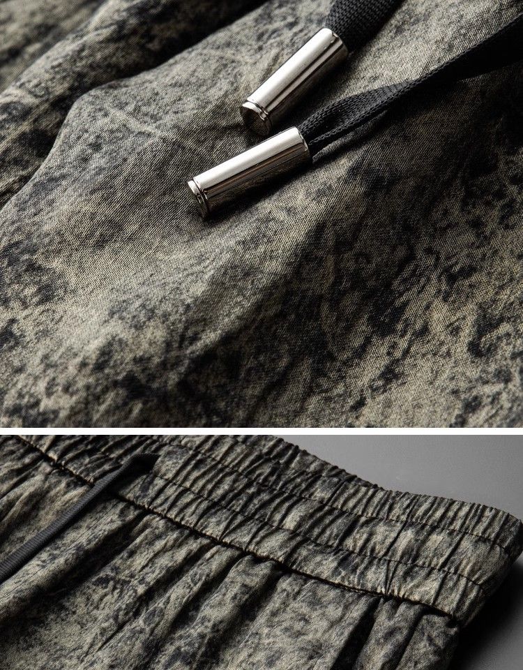 Light Luxury High-end Smooth And Flowing Retro Ice Silk Acetate Pants