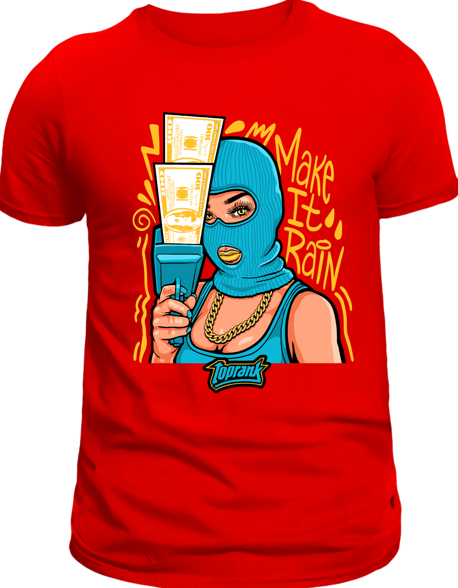 Custom Printed Shirts: Make It Rain