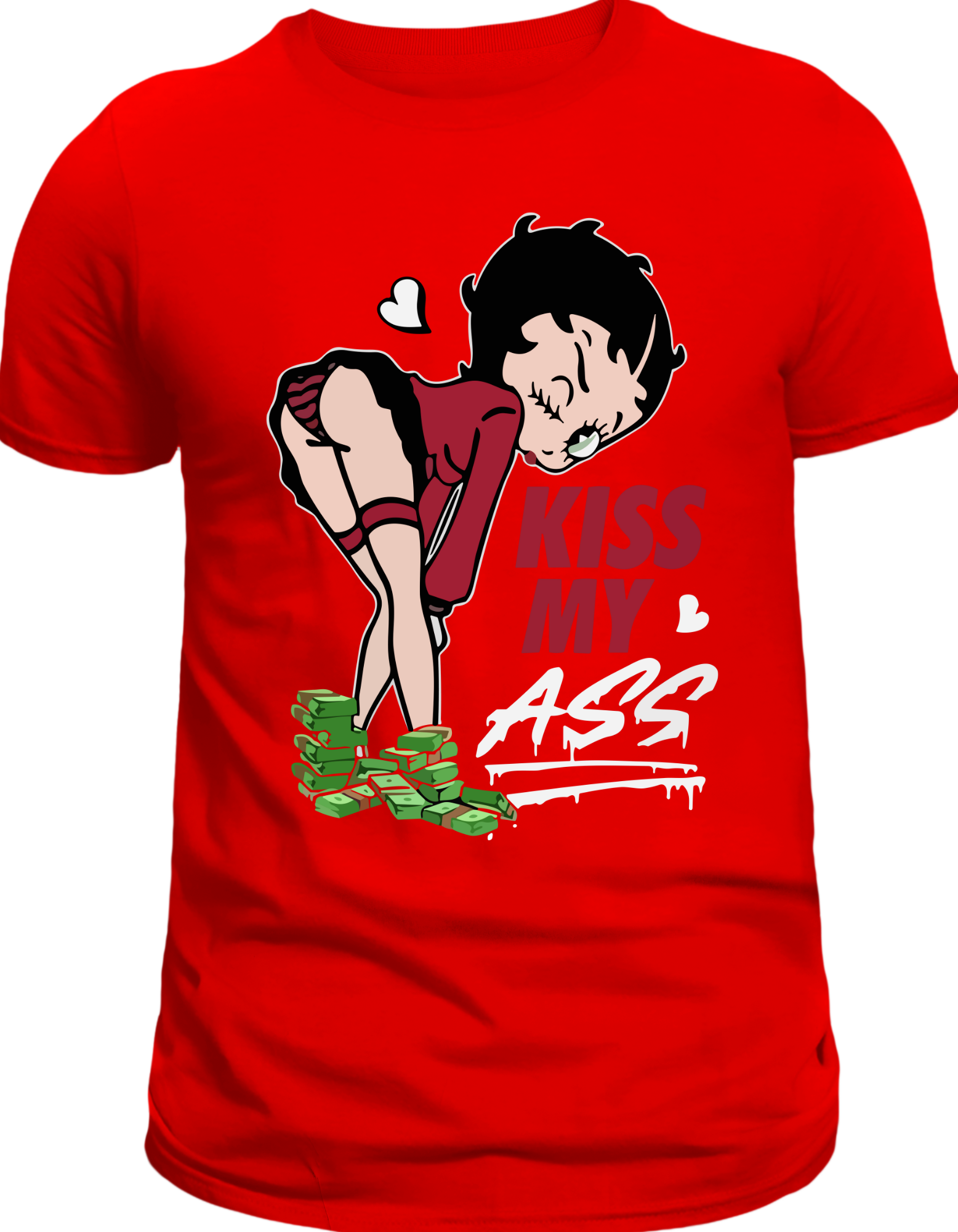 Custom Printed Shirts: Kiss My A$$