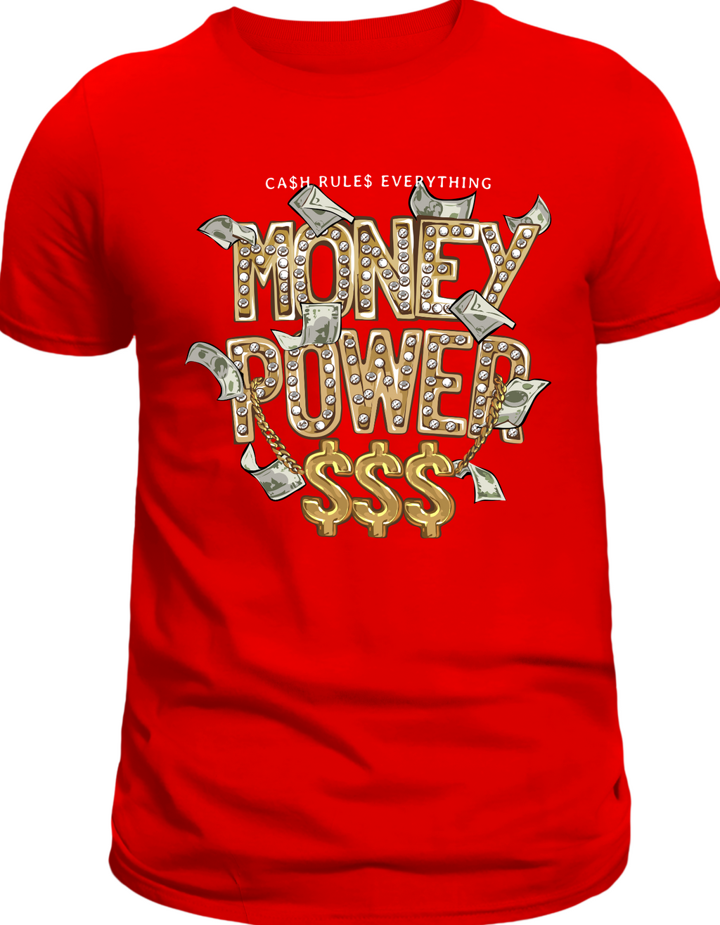 Custom Printed Shirts: Money Power