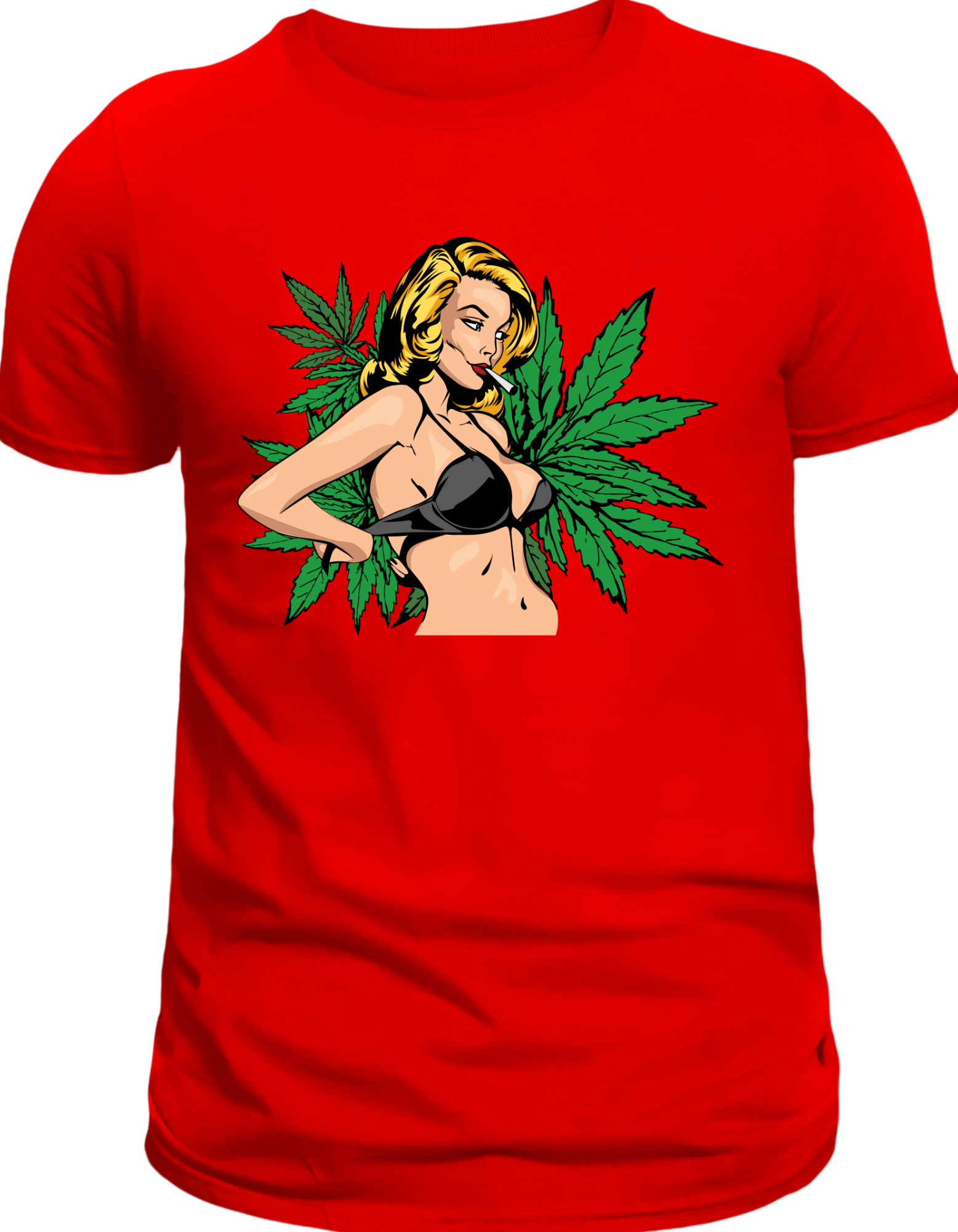 Custom Print: Weed Girl