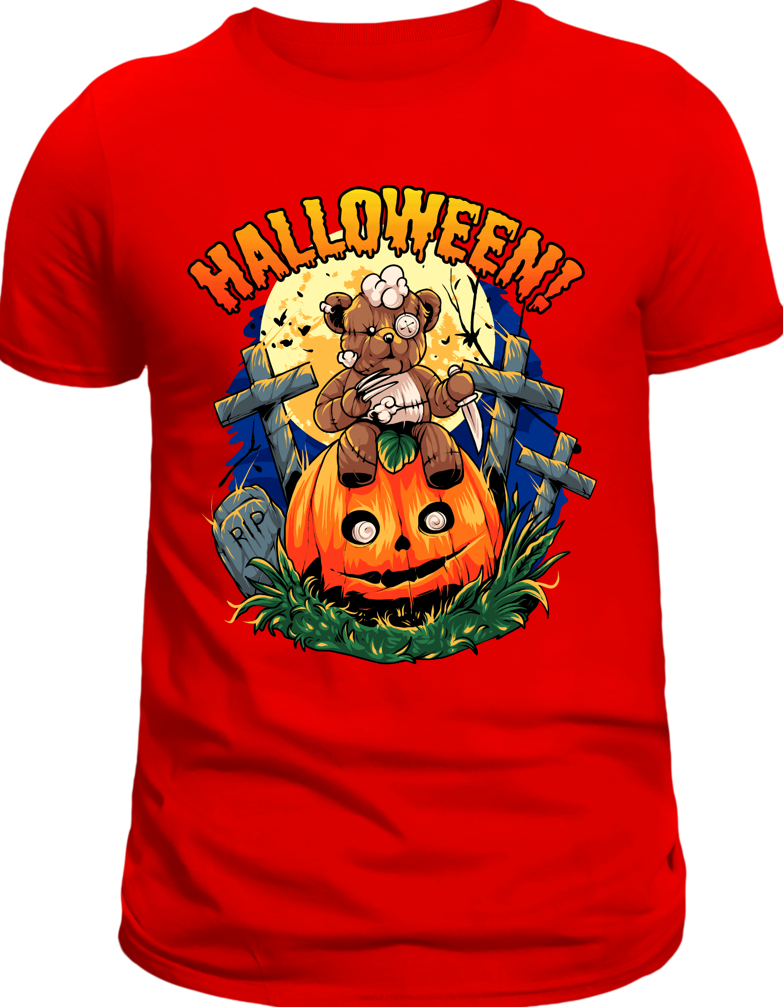 Custom Printed Shirts: Halloween Bear