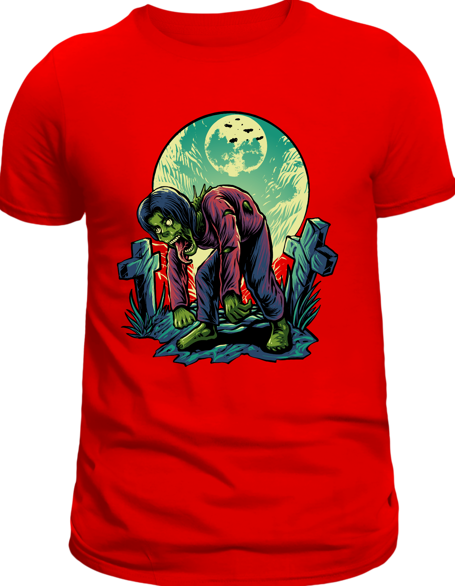 Custom Printed Shirts: Halloween Zombie Land