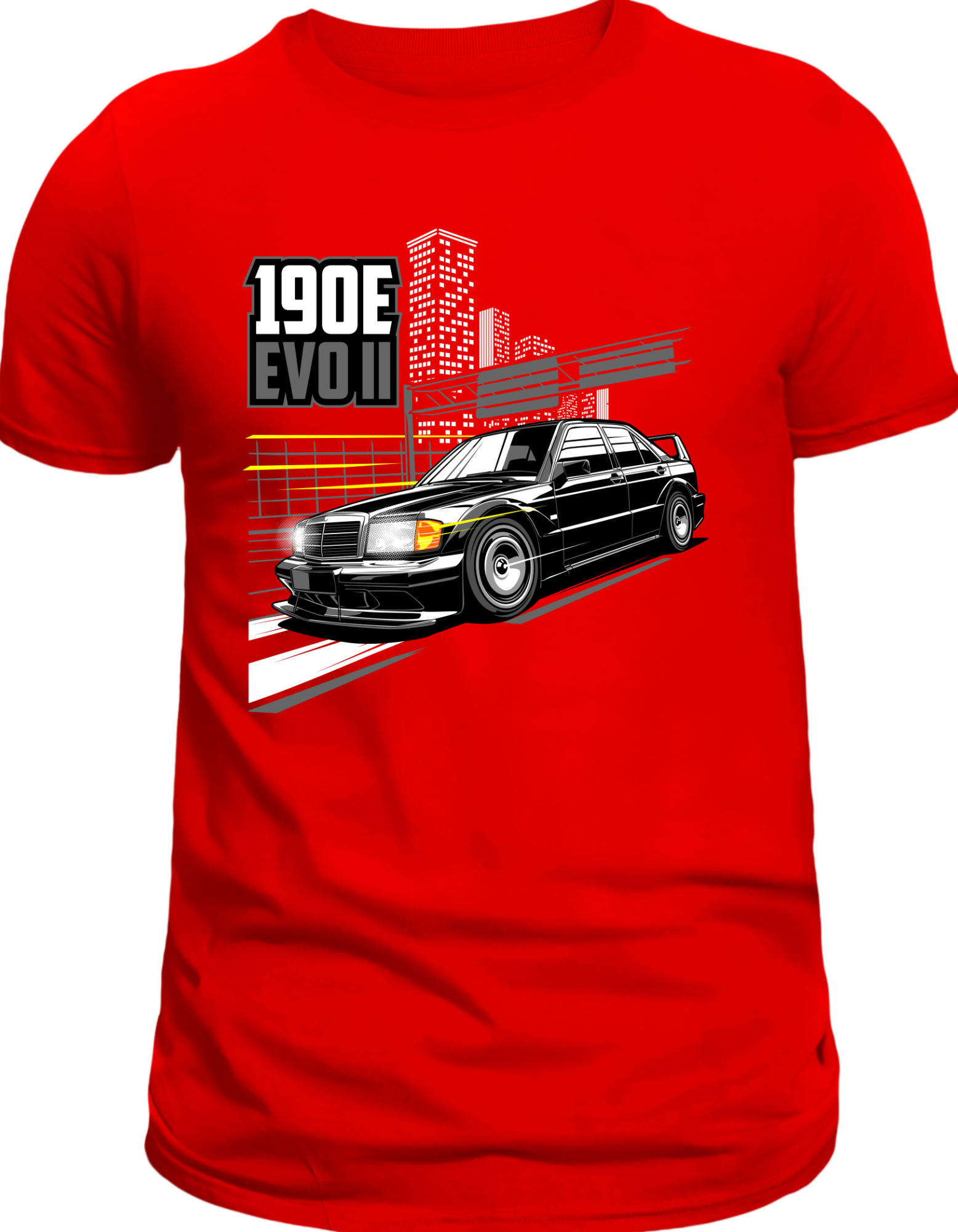 Custom Printed Shirts: 190E Evo II