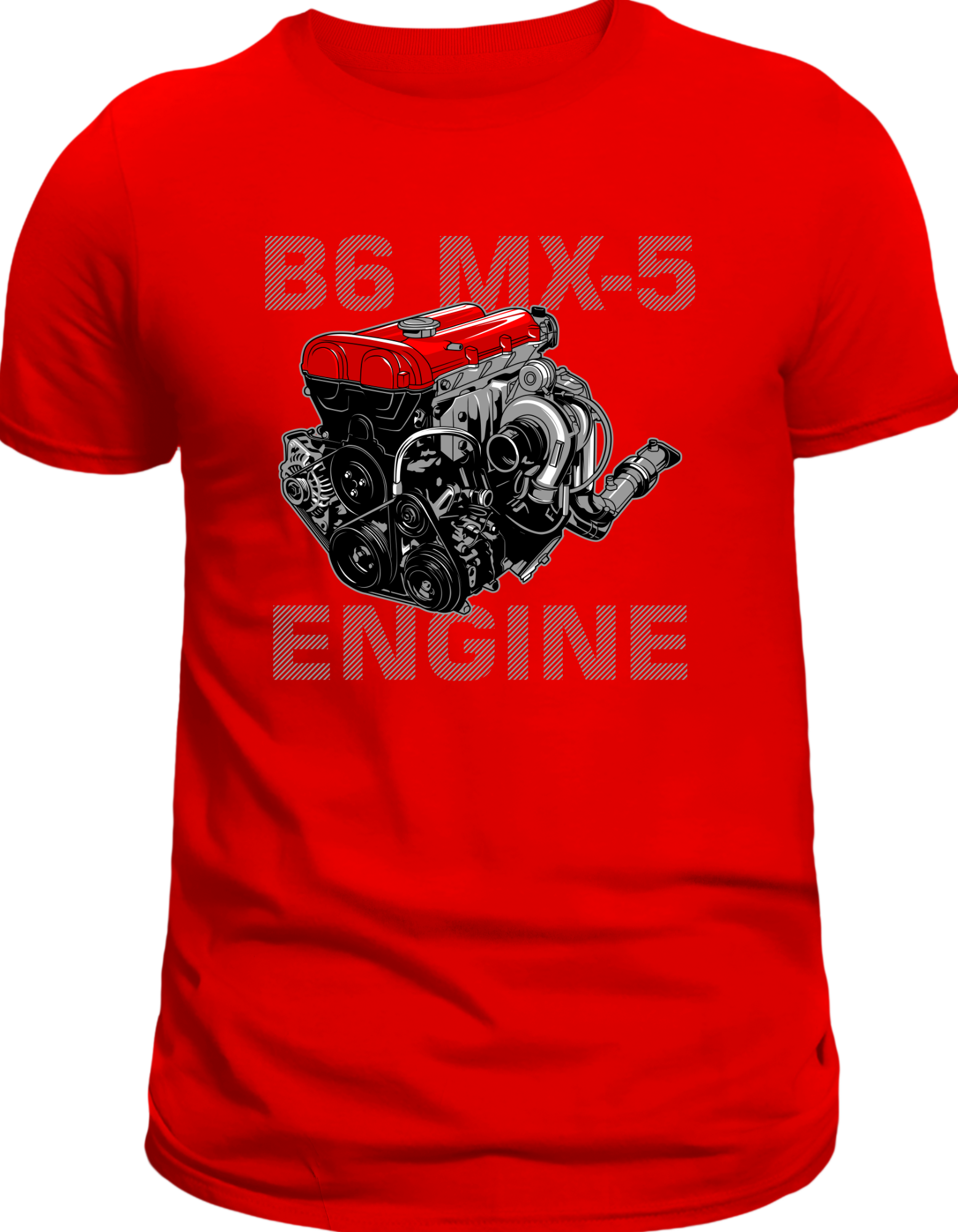 Custom Printed Shirts: B6 MX-5 Engine