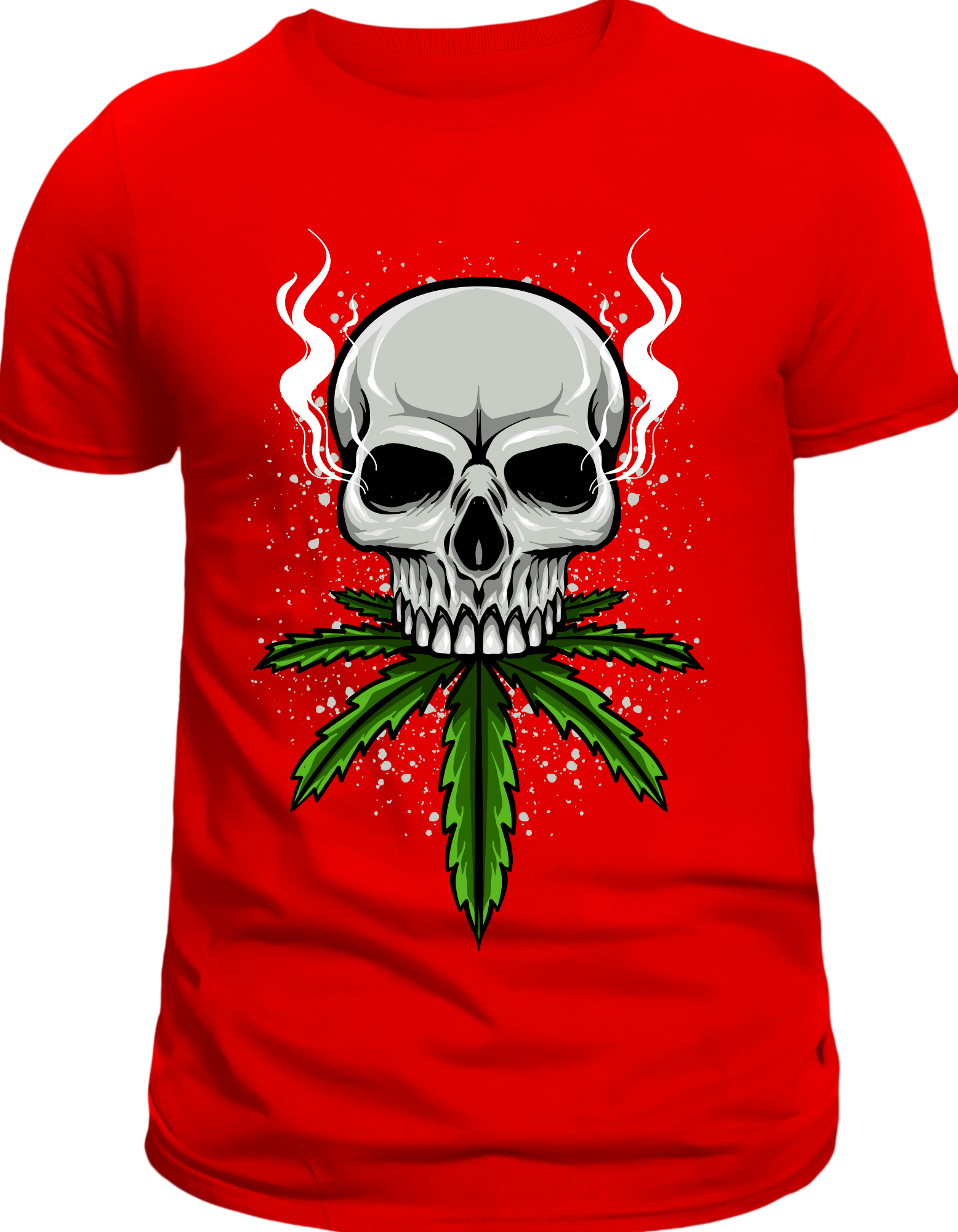 Custom Printed Shirt: Trippin Skull