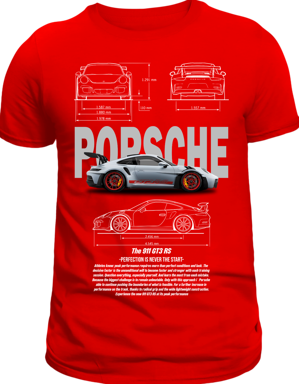 Custom Printed Shirts: Porshe 911